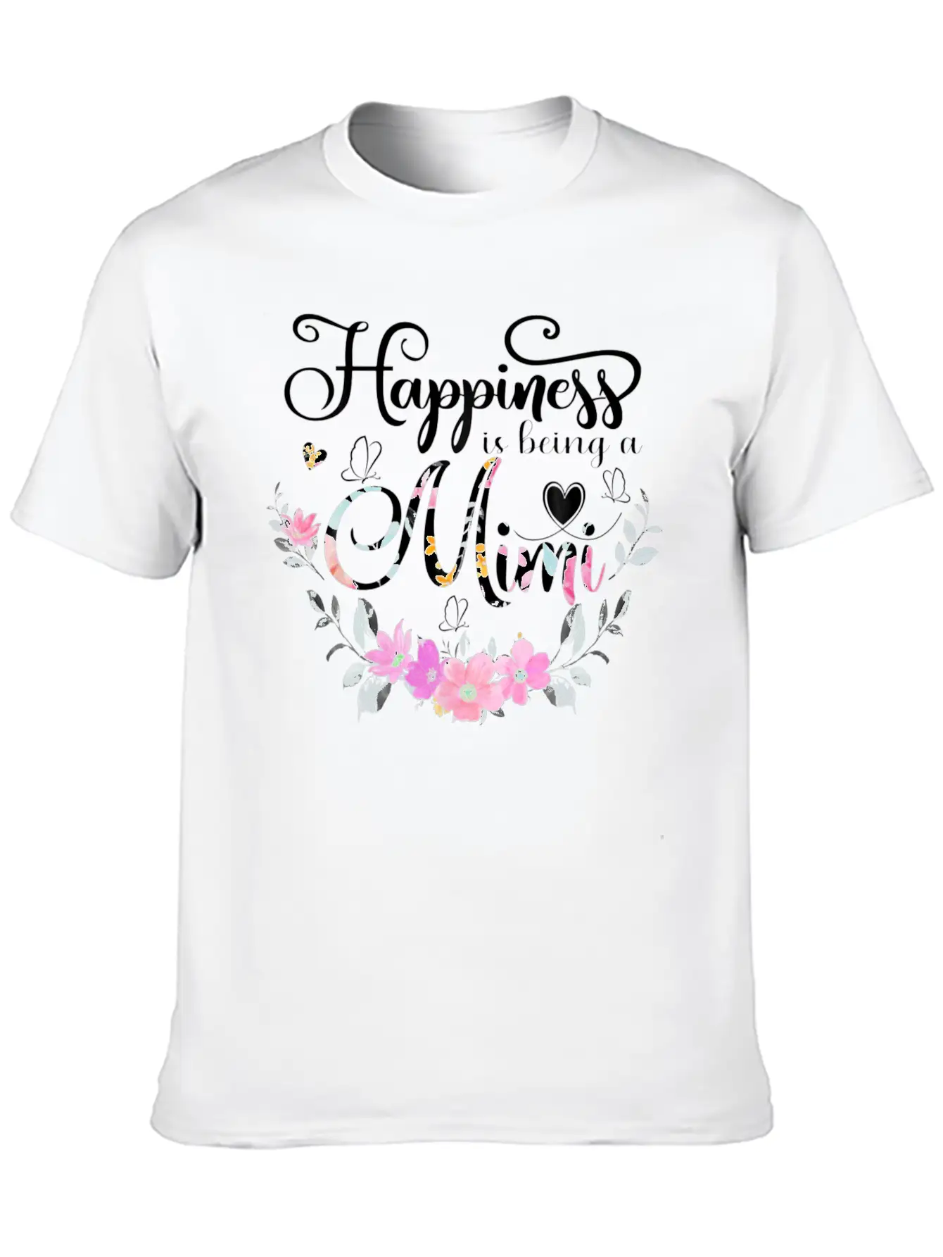 Happiness Is Being A Mimi Unisex Casual T-Shirt – Clean Design For Daily Comfort