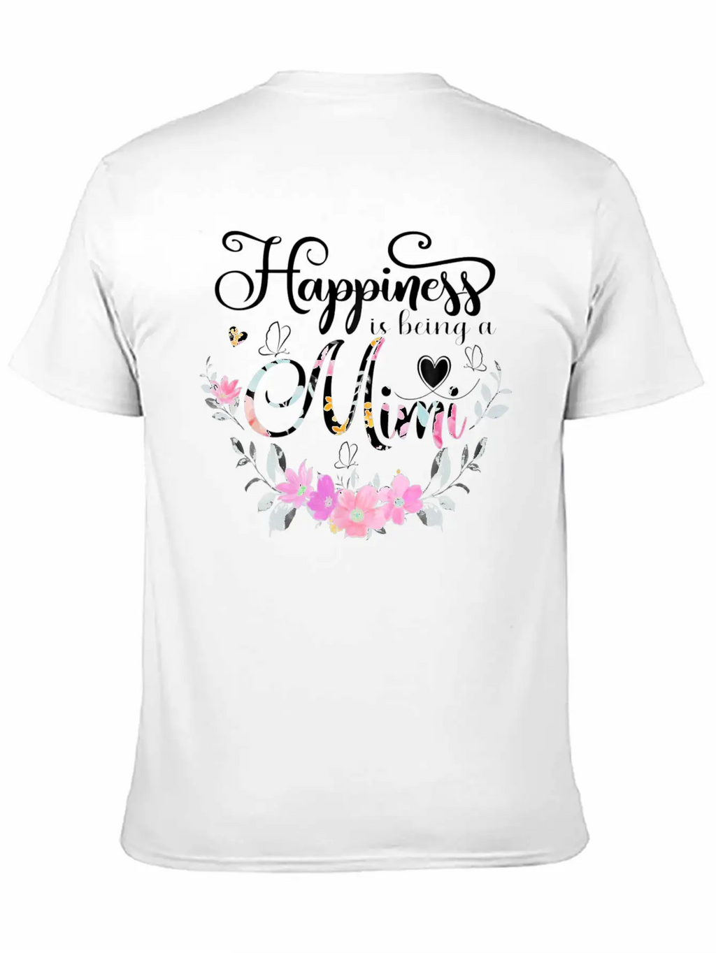 Happiness Is Being A Mimi Unisex Casual T-Shirt – Clean Design For Daily Comfort