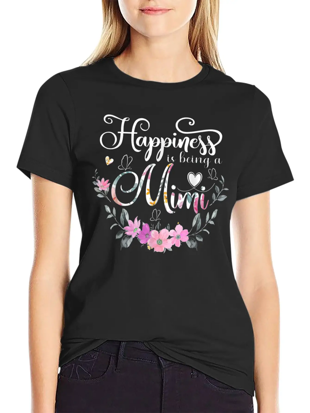 Happiness Is Being A Mimi Unisex Casual T-Shirt – Clean Design For Daily Comfort