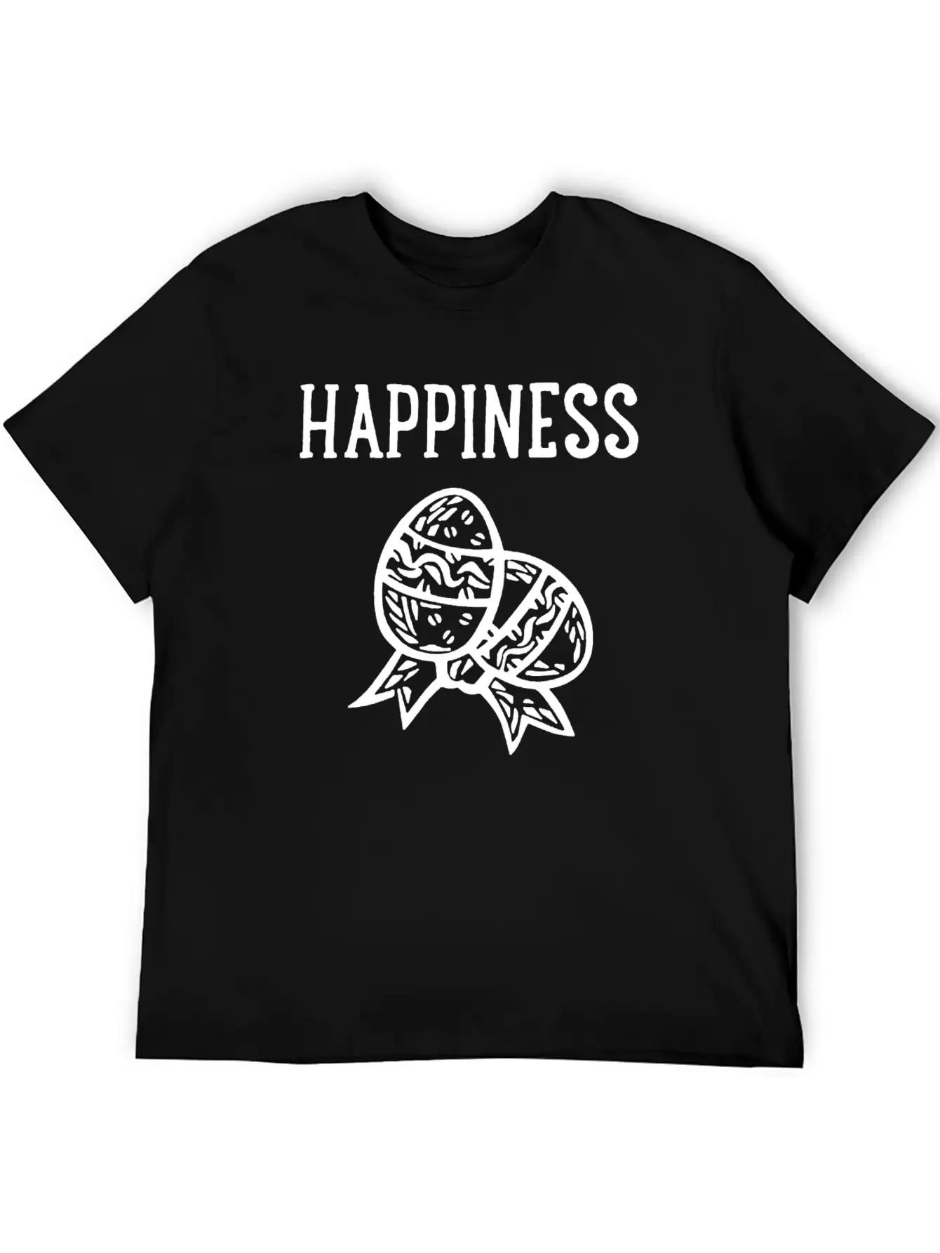 Happiness With Egg Unisex Casual T-Shirt – Clean Design For Daily Comfort
