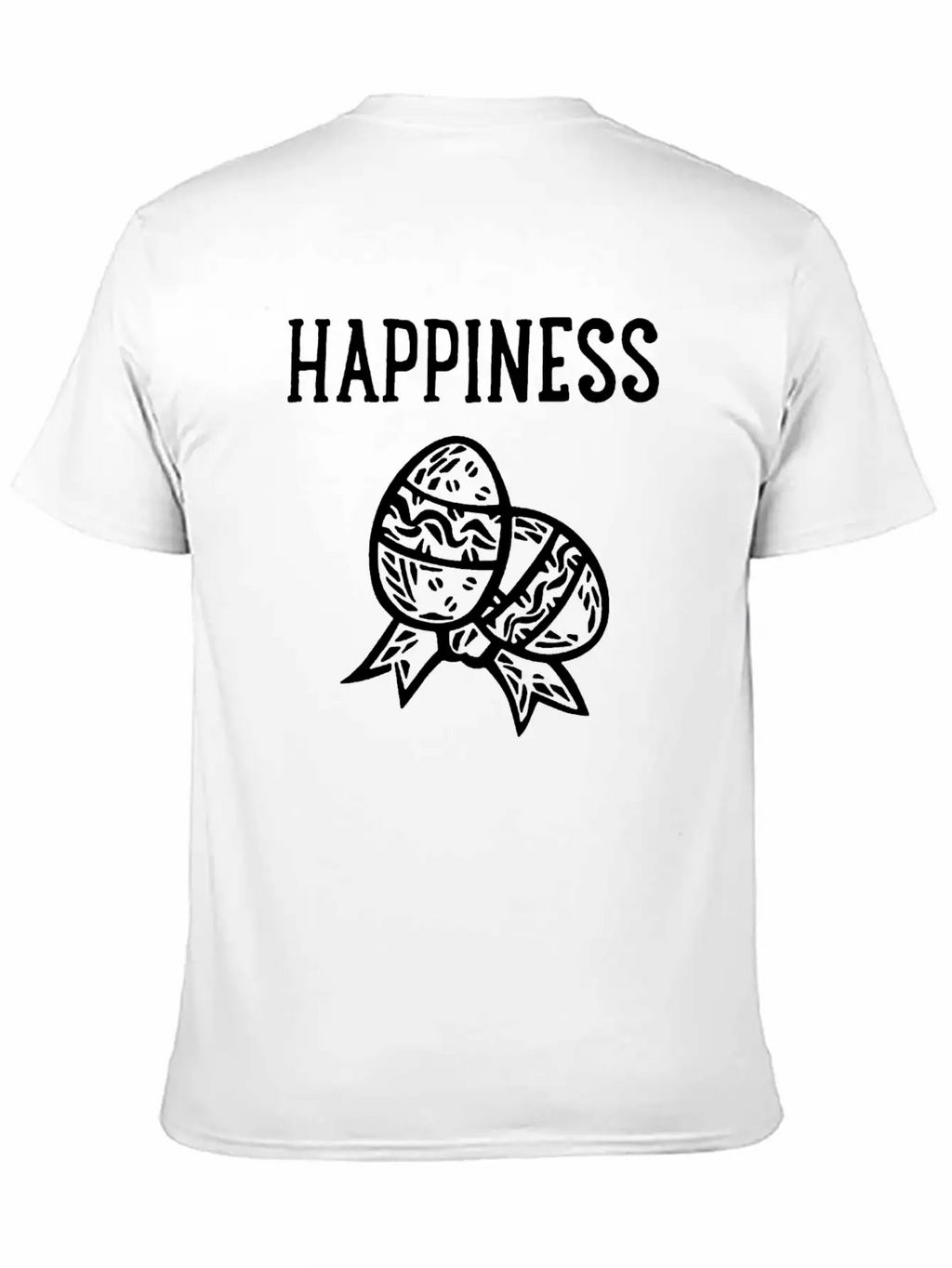 Happiness With Egg Unisex Casual T-Shirt – Clean Design For Daily Comfort