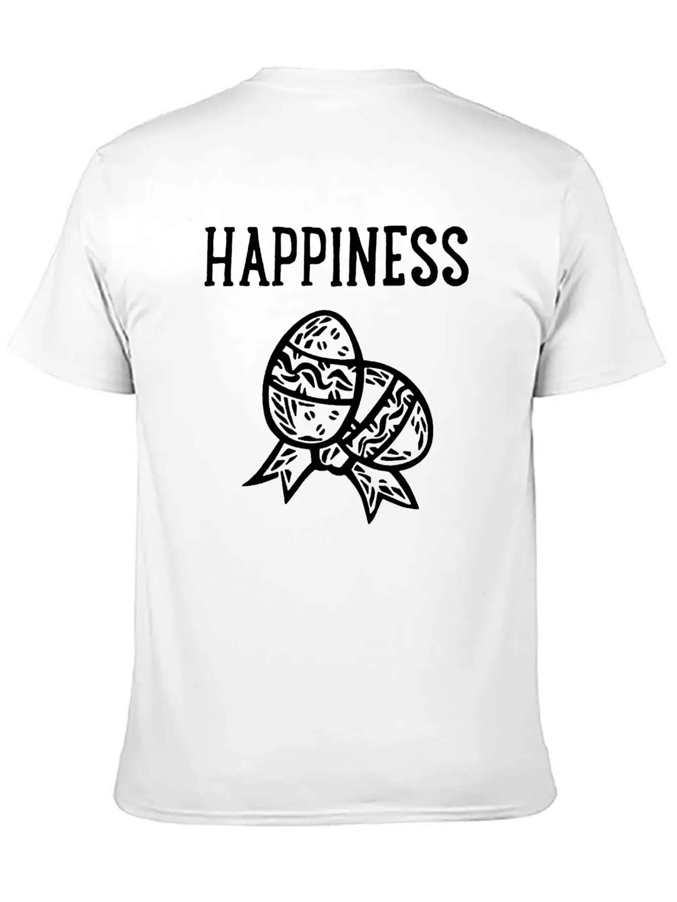 Happiness With Egg Unisex Casual T-Shirt – Clean Design For Daily Comfort