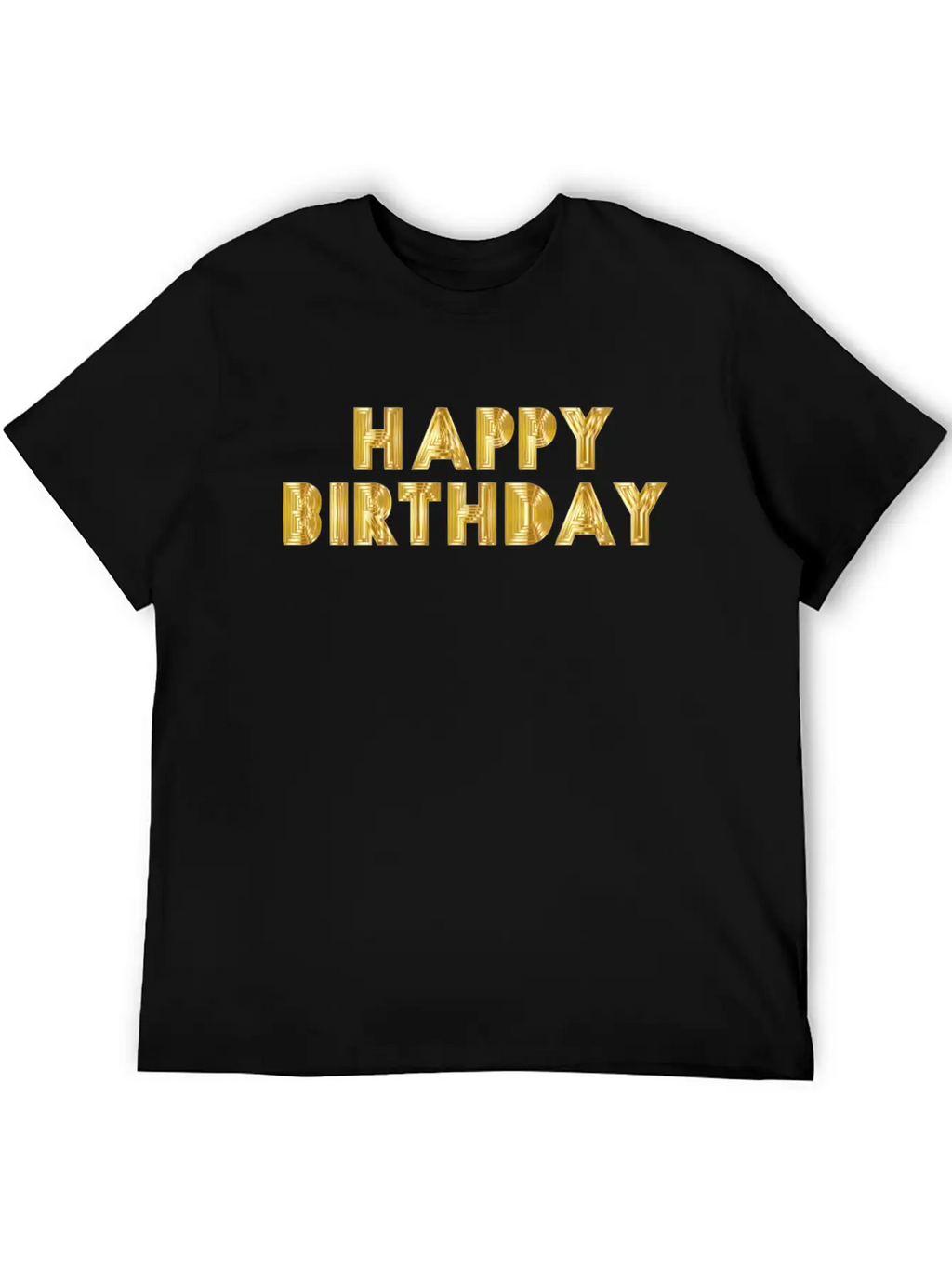 Happy Birthday Breathable Soft Cotton T-Shirt – Timeless Casual Look