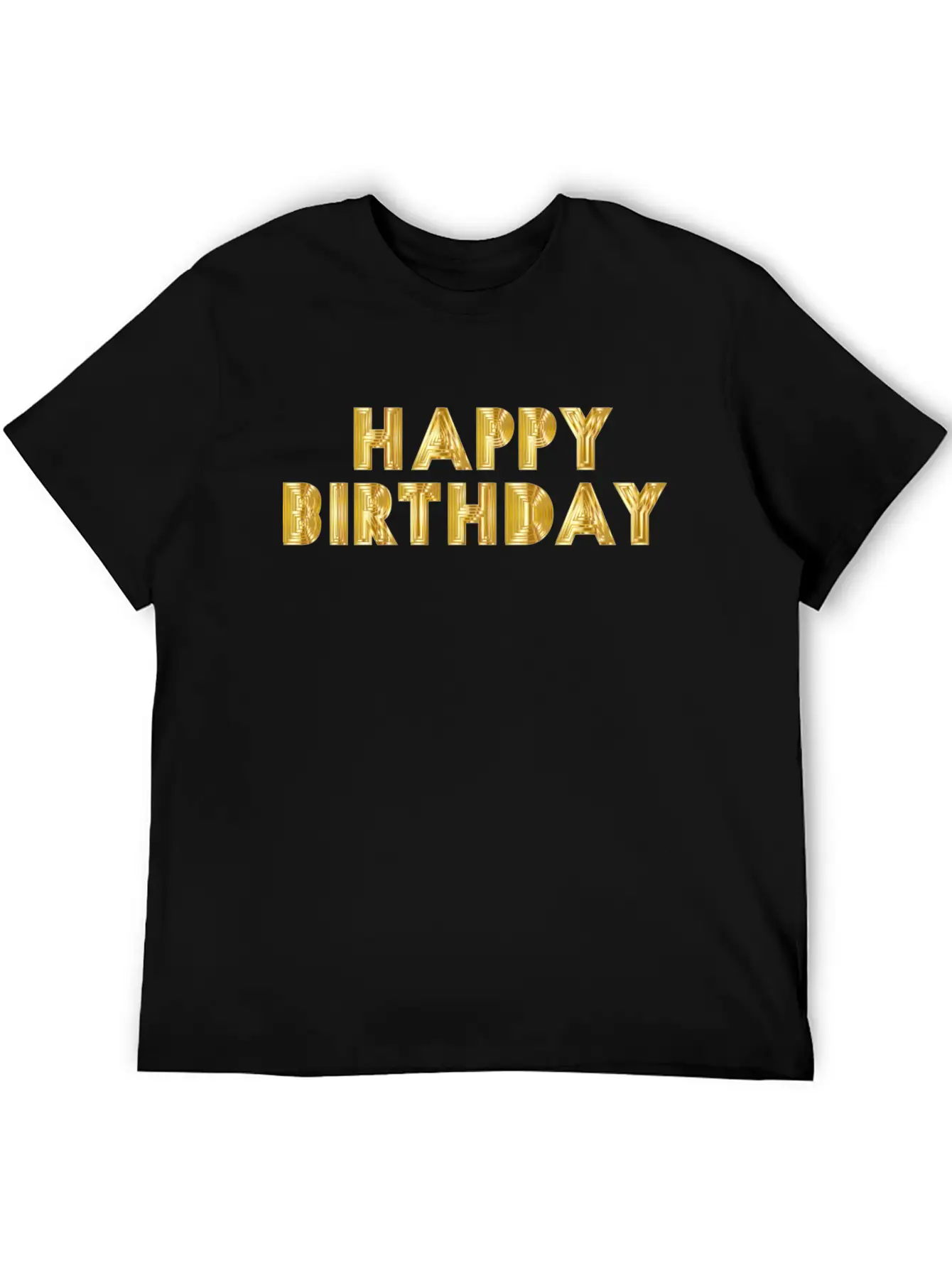 Happy Birthday Breathable Soft Cotton T-Shirt – Timeless Casual Look