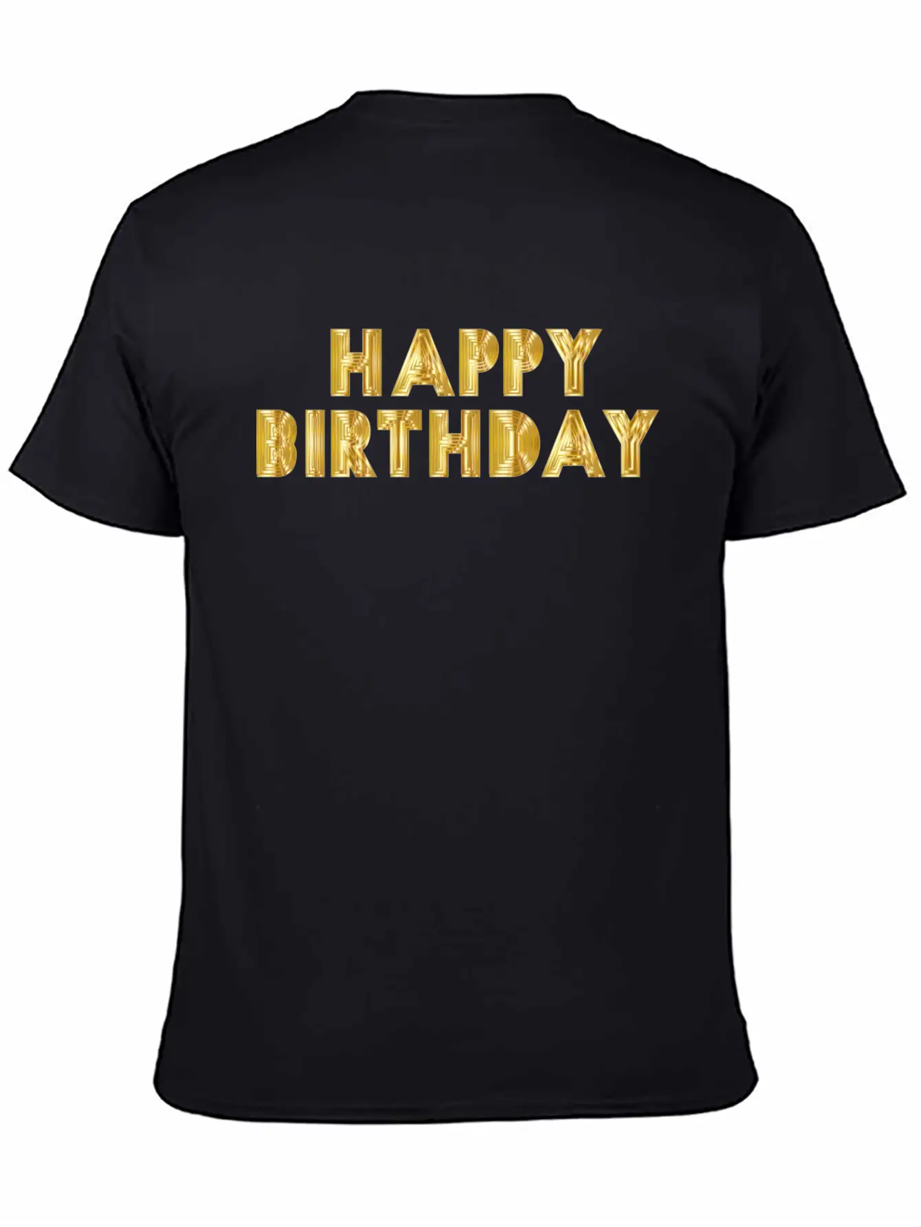 Happy Birthday Breathable Soft Cotton T-Shirt – Timeless Casual Look