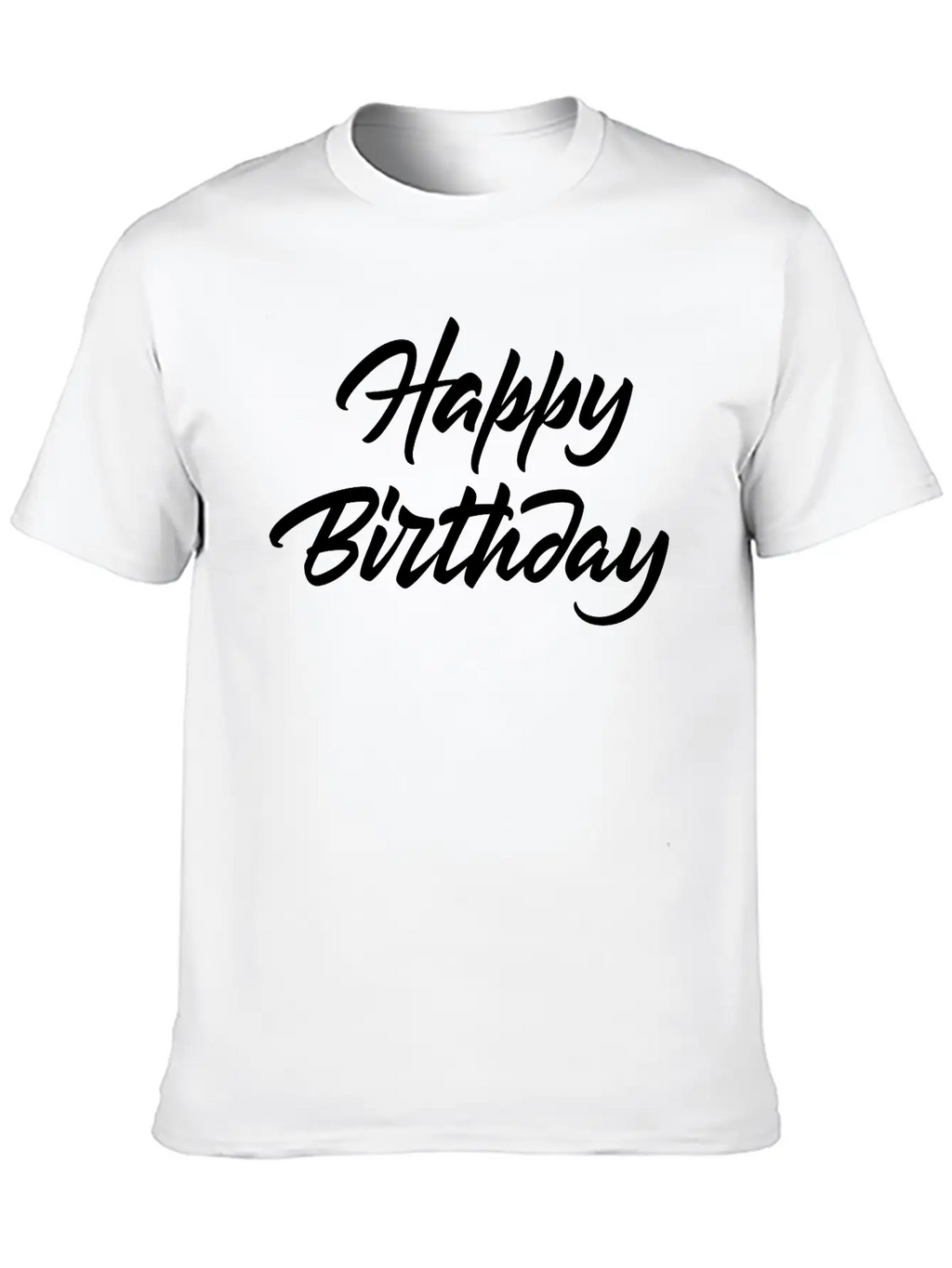 Happy Birthday Unisex Casual T-Shirt – Clean Design For Daily Comfort