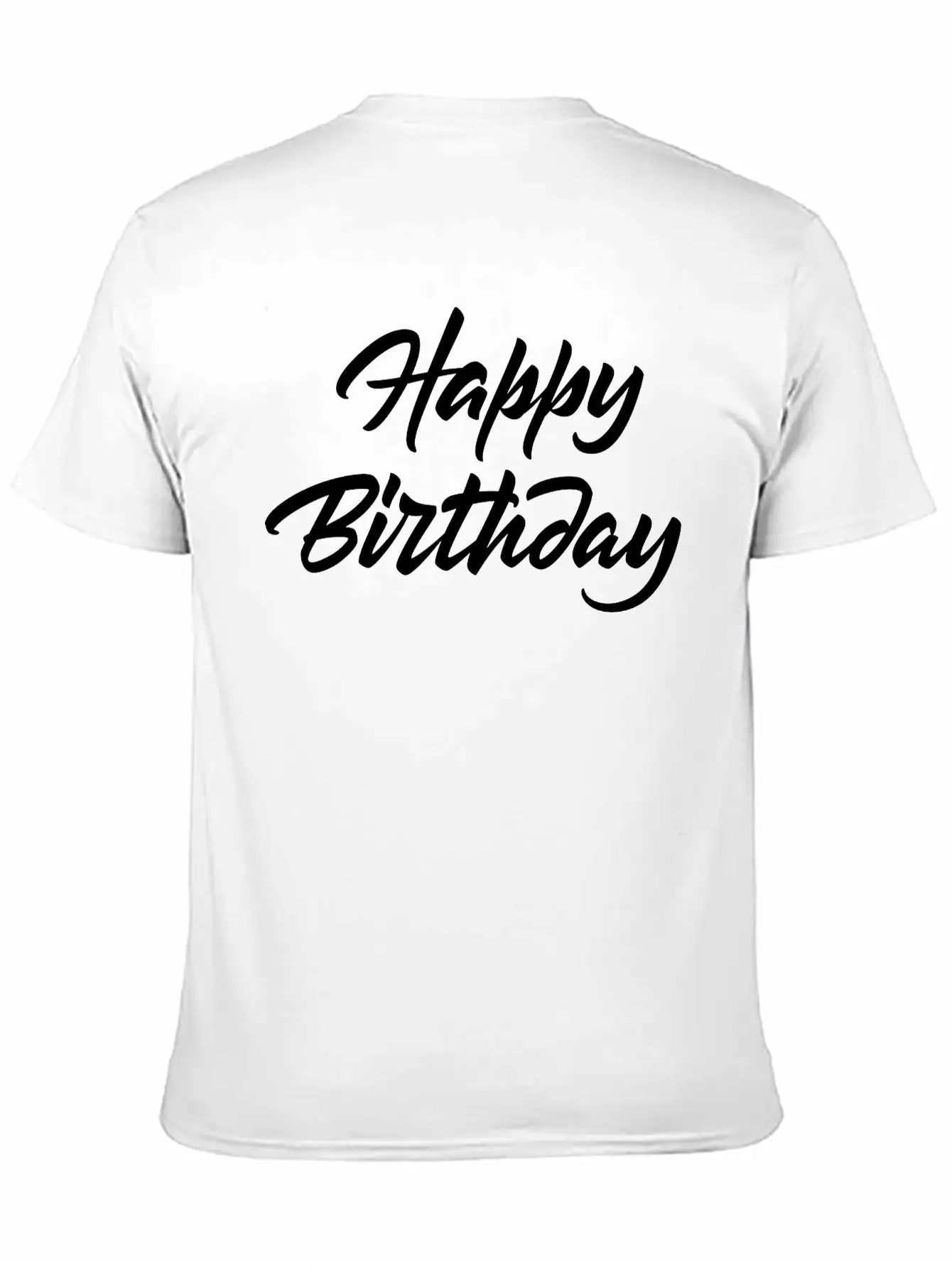 Happy Birthday Unisex Casual T-Shirt – Clean Design For Daily Comfort