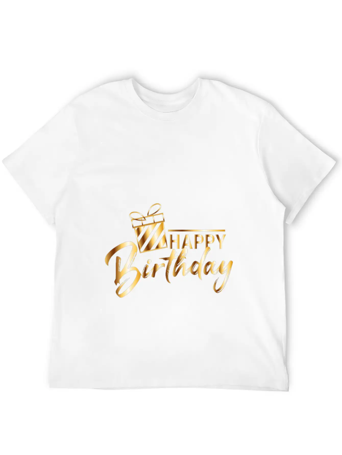 HAPPY BIRTHDAY Unisex Short Sleeve Soft Cotton T-Shirt – Casual Everyday Wear
