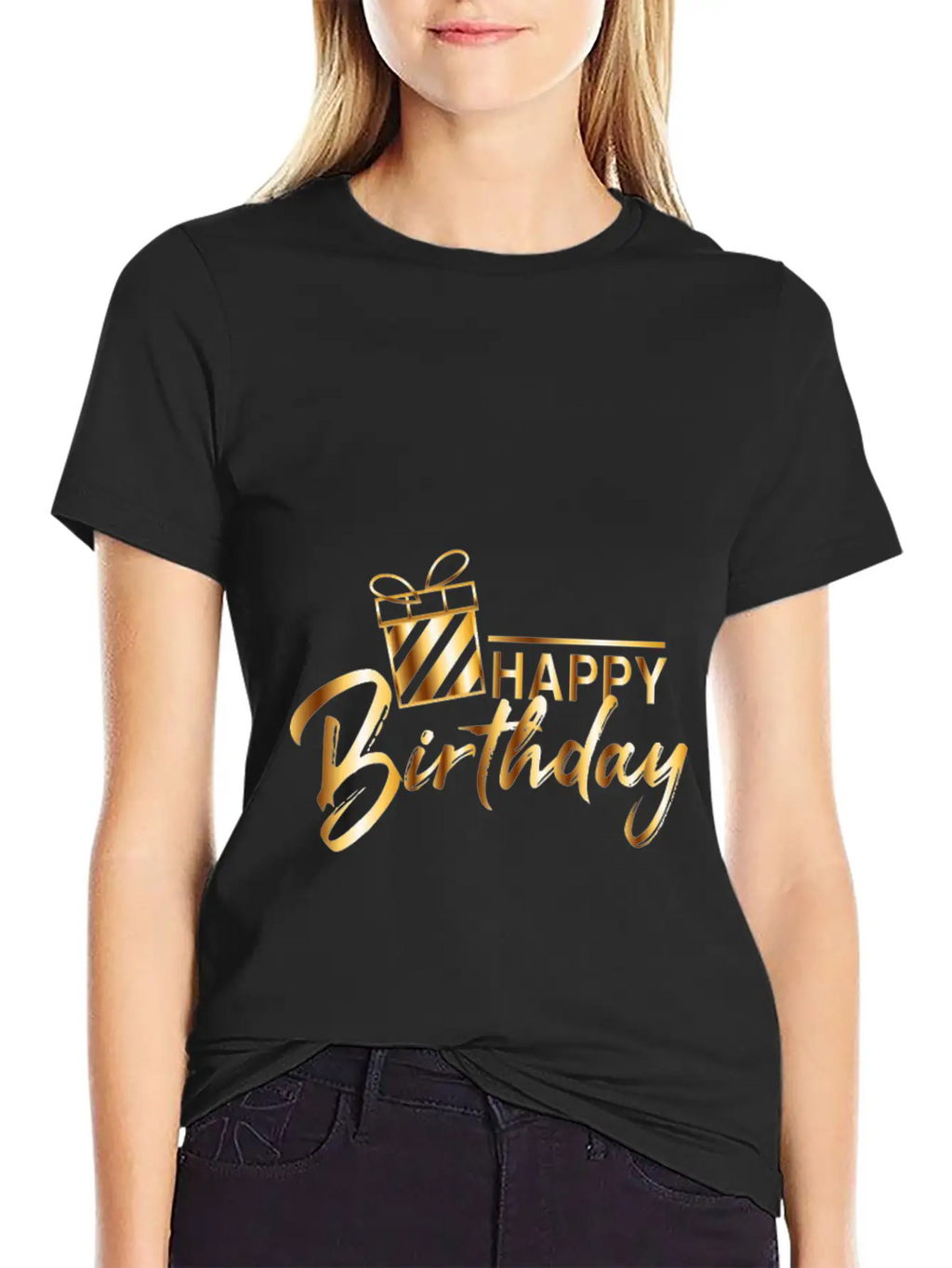 HAPPY BIRTHDAY Unisex Short Sleeve Soft Cotton T-Shirt – Casual Everyday Wear