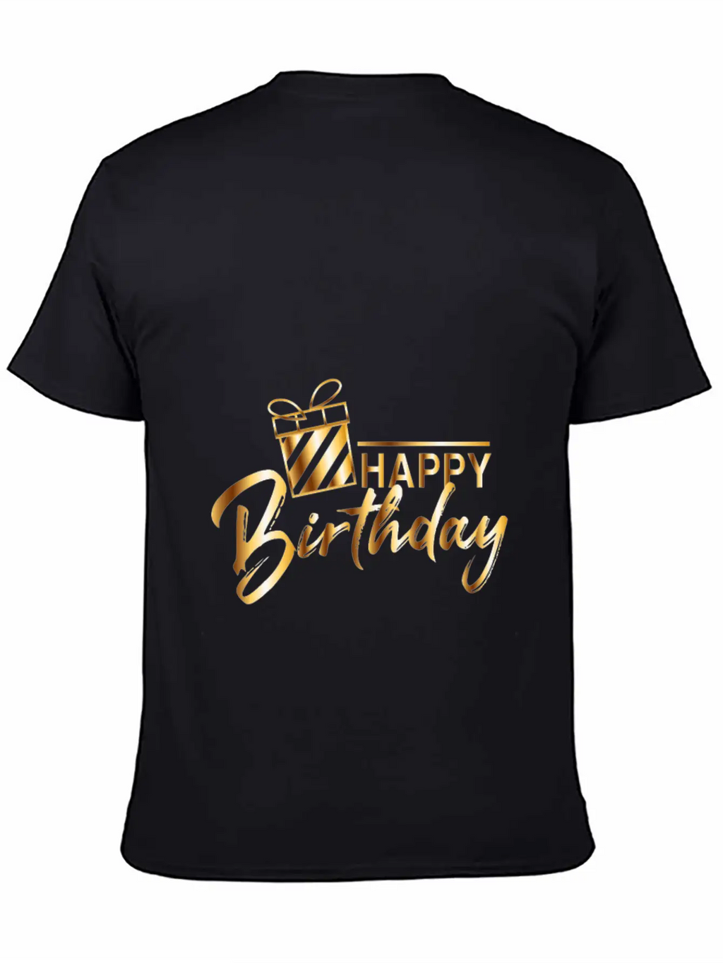 HAPPY BIRTHDAY Unisex Short Sleeve Soft Cotton T-Shirt – Casual Everyday Wear