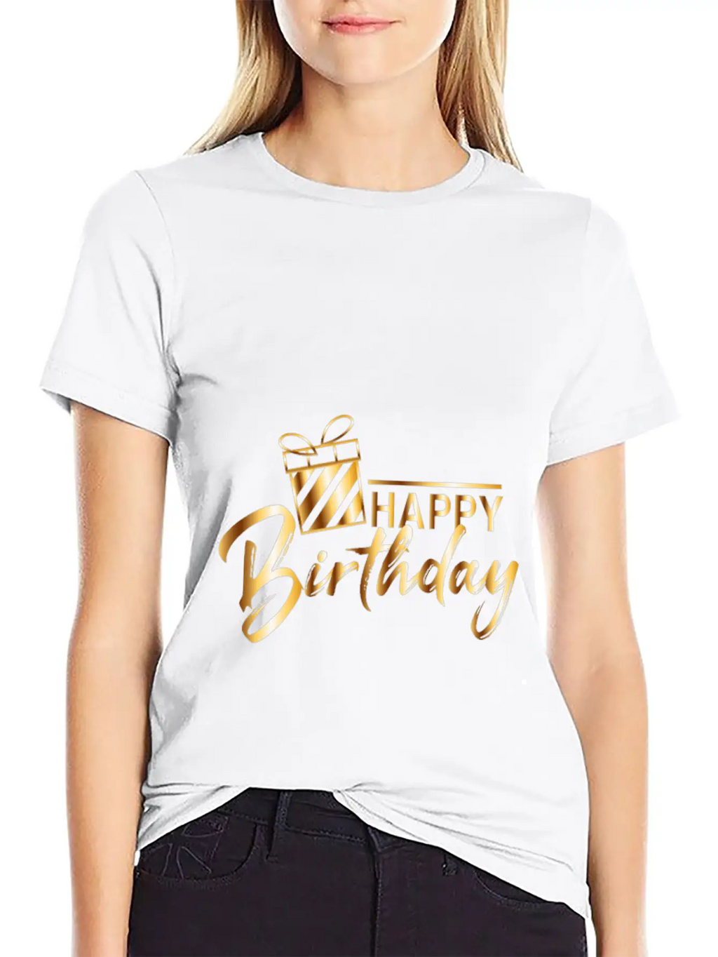 HAPPY BIRTHDAY Unisex Short Sleeve Soft Cotton T-Shirt – Casual Everyday Wear