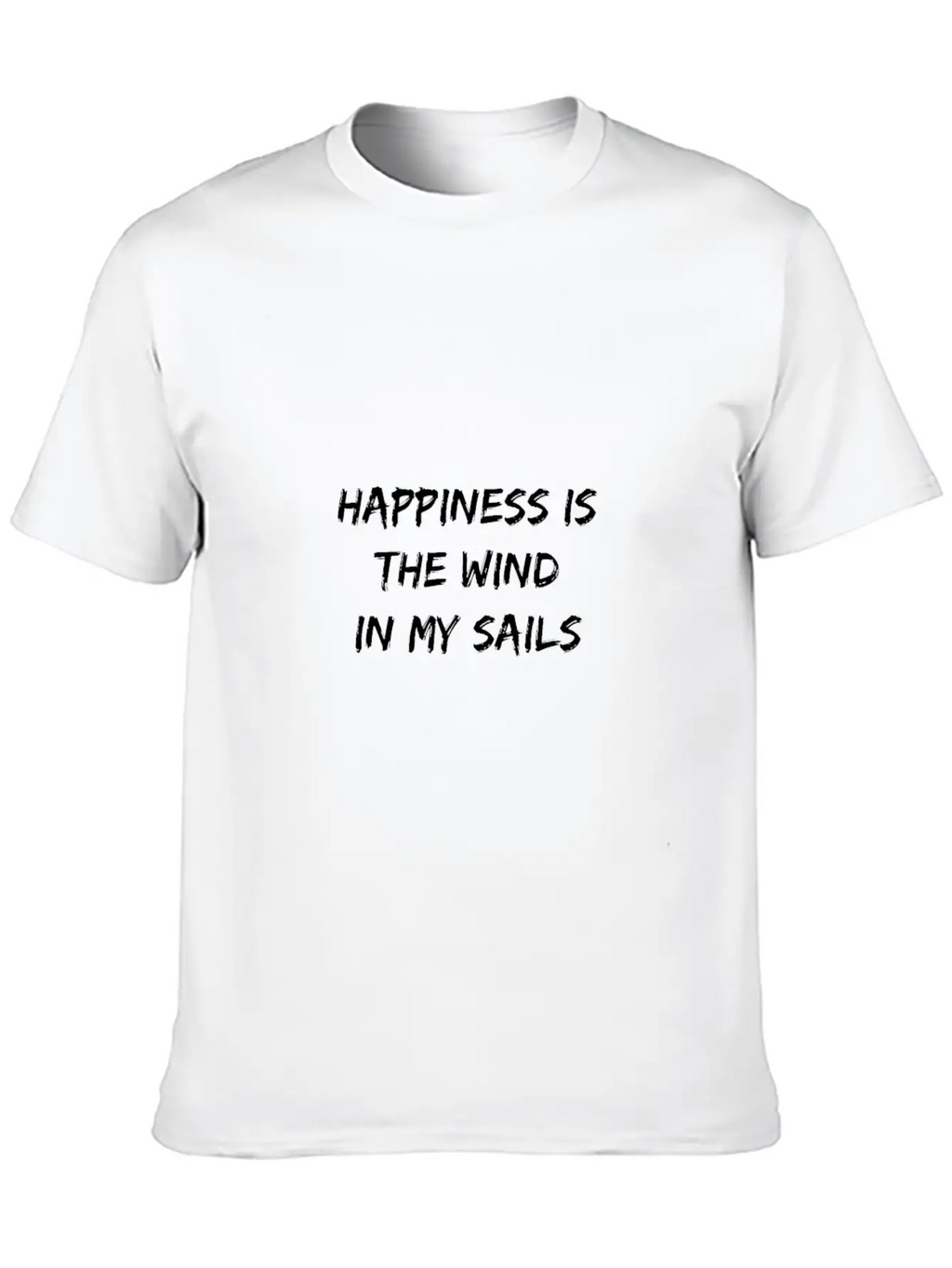 Happy Casual Graphic T-Shirt – Simple And Comfortable Daily Wear