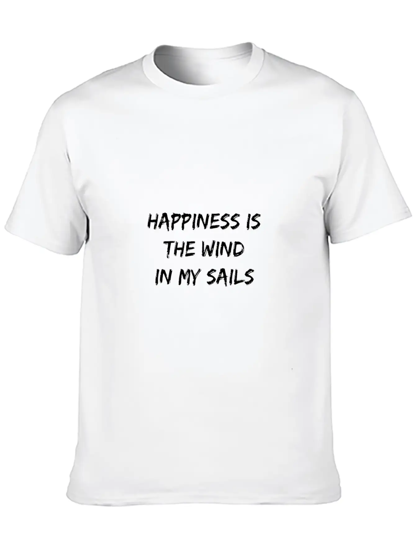 Happy Casual Graphic T-Shirt – Simple And Comfortable Daily Wear