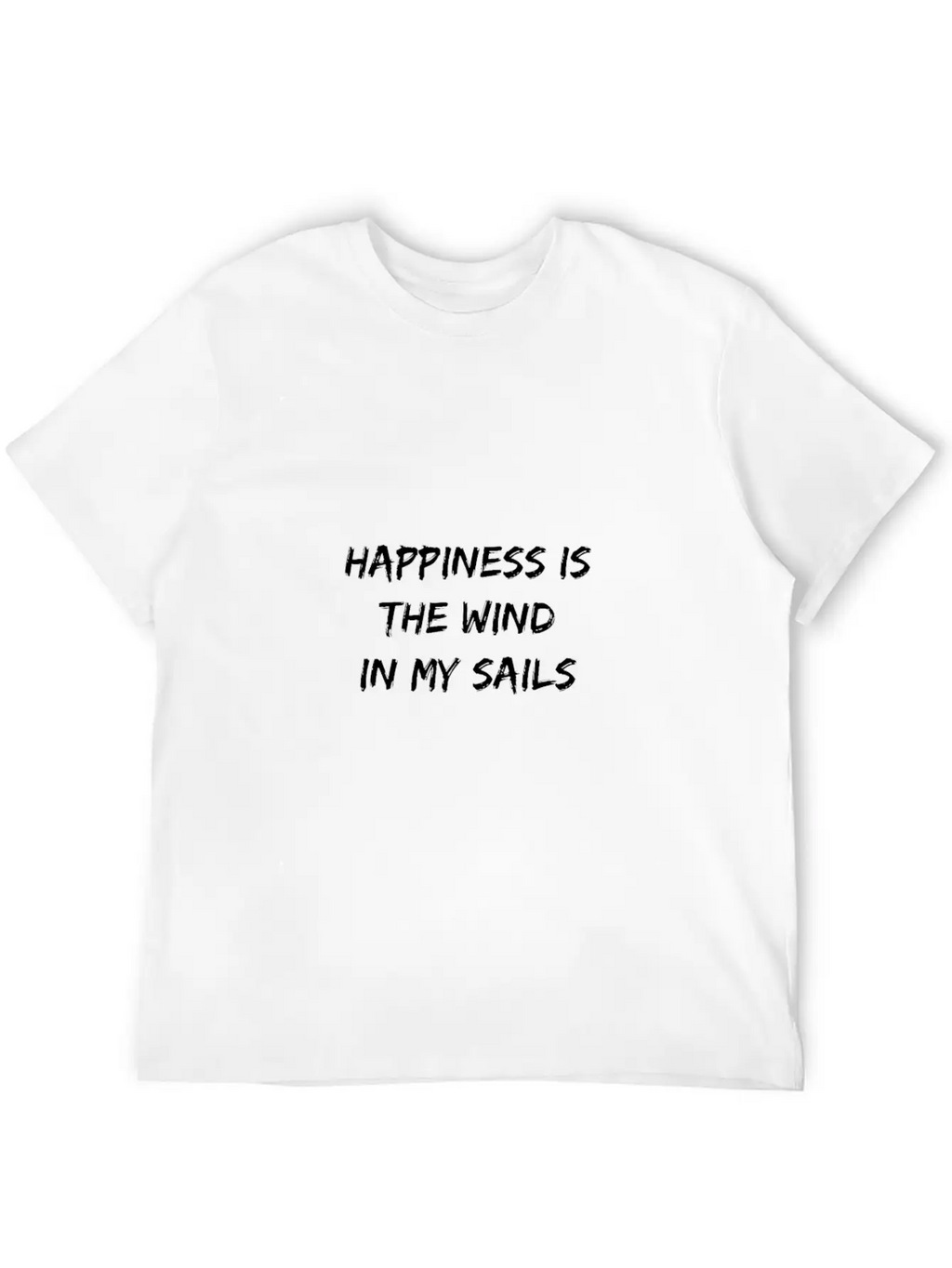 Happy Casual Graphic T-Shirt – Simple And Comfortable Daily Wear