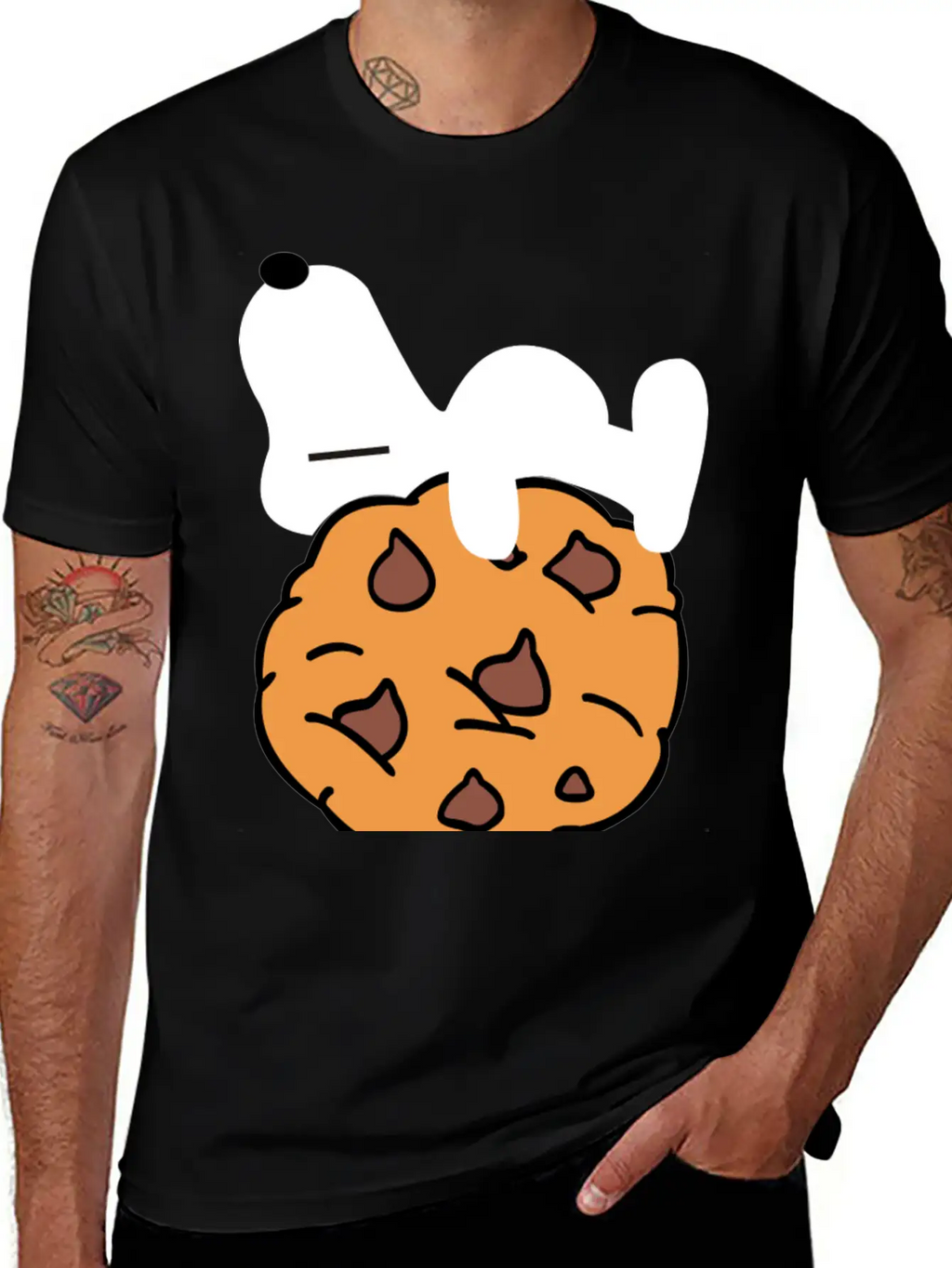 Happy Cookies Unisex Casual T-Shirt – Clean Design For Daily Comfort
