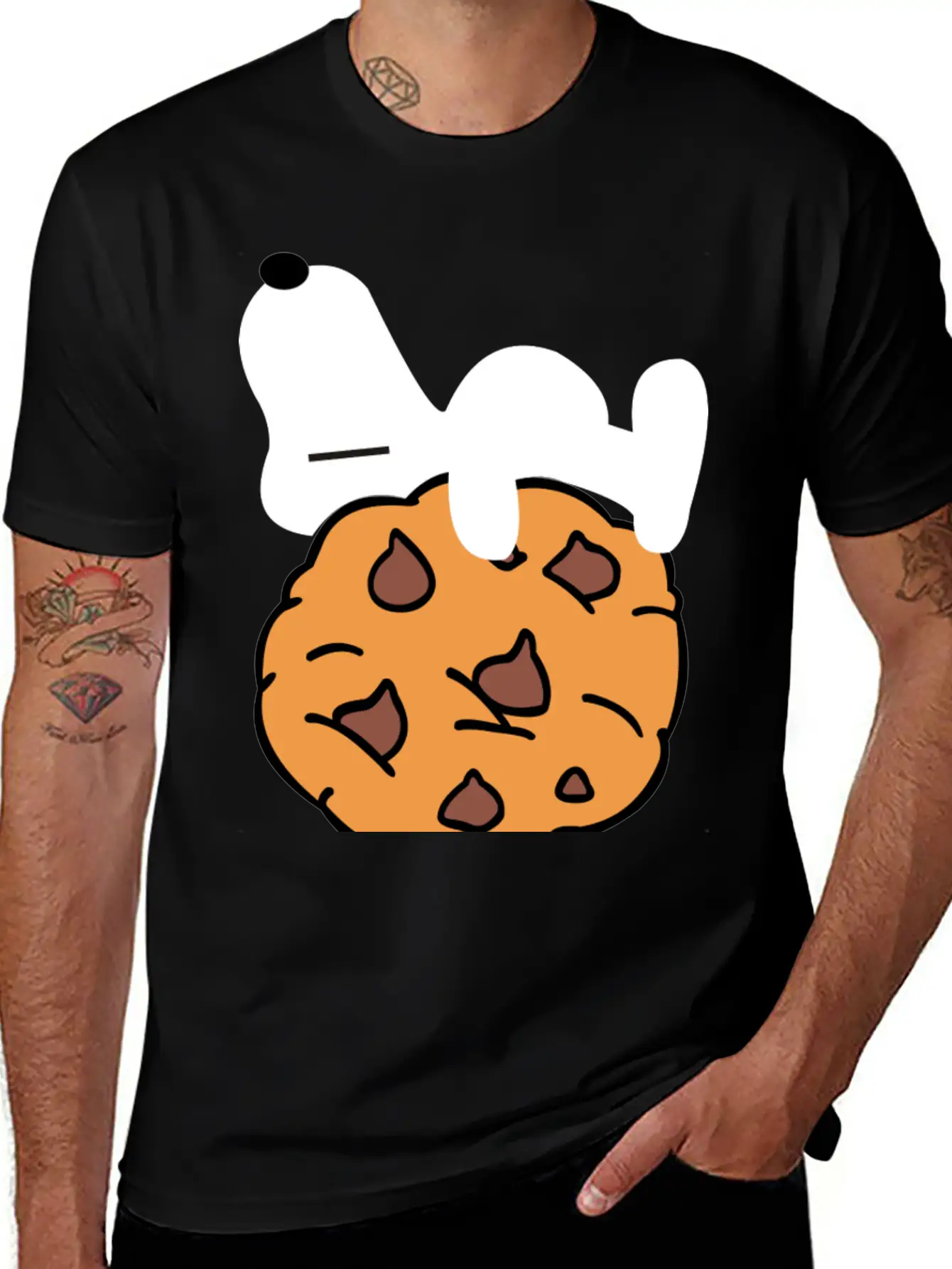 Happy Cookies Unisex Casual T-Shirt – Clean Design For Daily Comfort