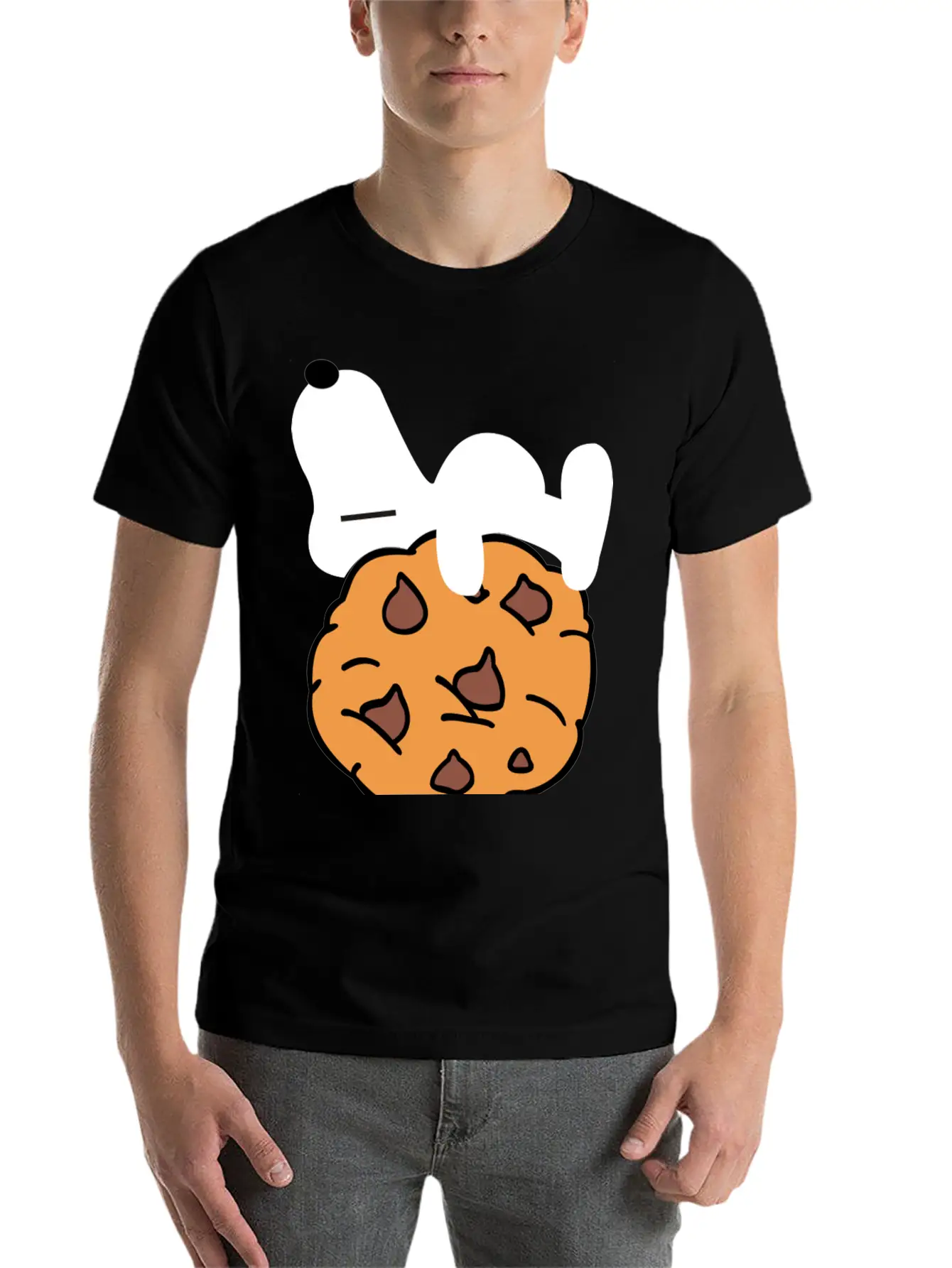 Happy Cookies Unisex Casual T-Shirt – Clean Design For Daily Comfort
