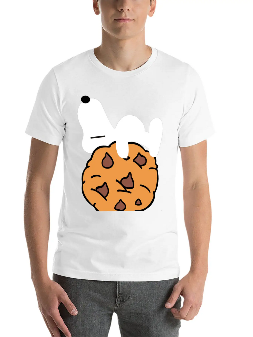 Happy Cookies Unisex Casual T-Shirt – Clean Design For Daily Comfort