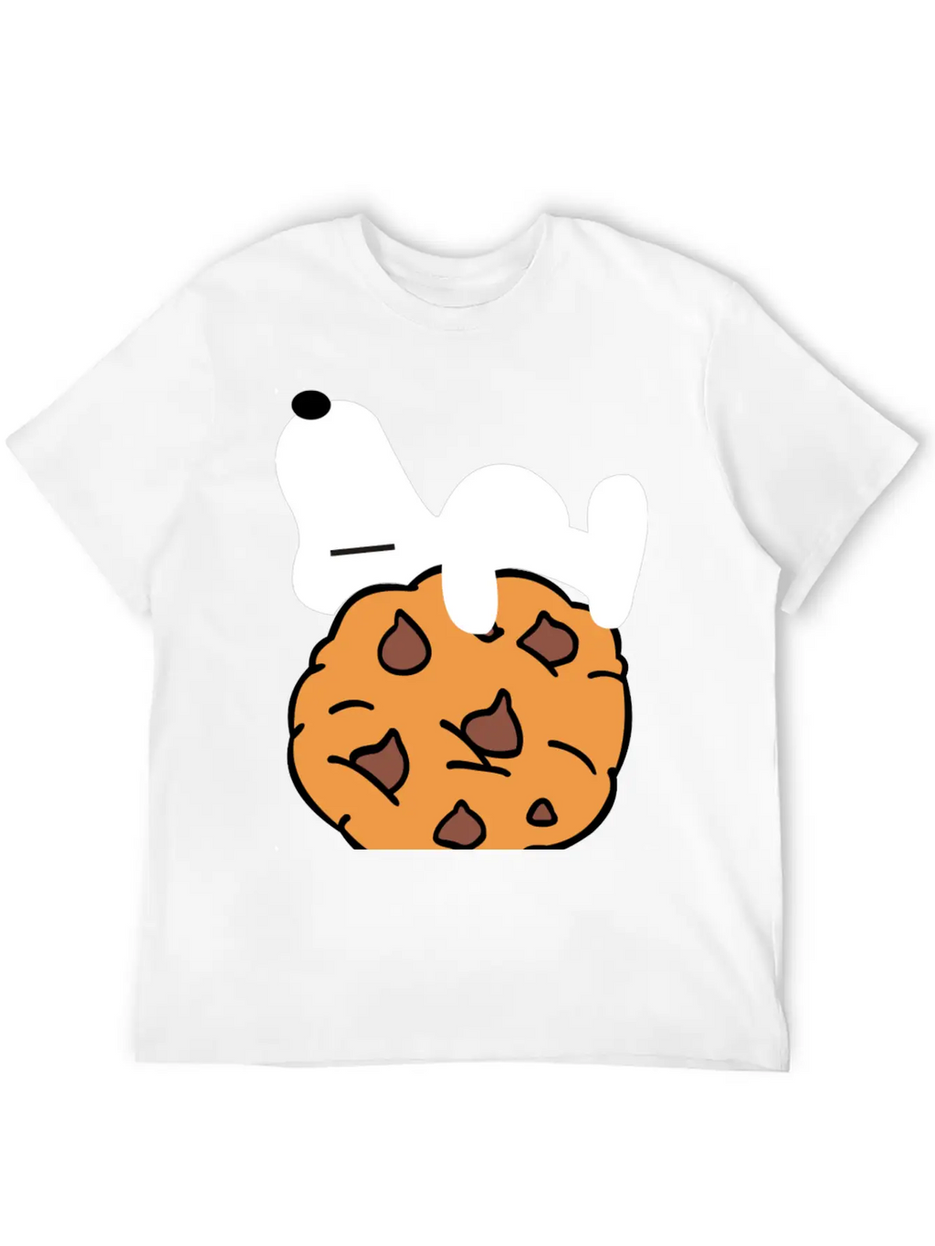 Happy Cookies Unisex Casual T-Shirt – Clean Design For Daily Comfort