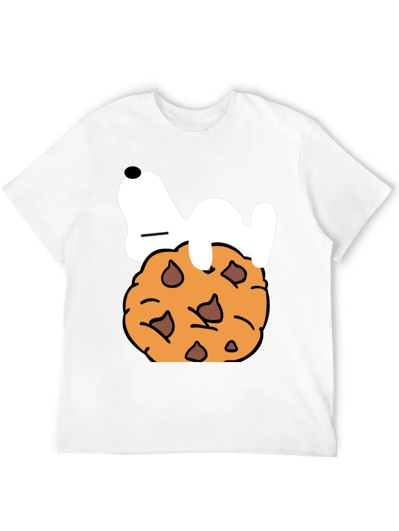 Happy Cookies Unisex Casual T-Shirt – Clean Design For Daily Comfort