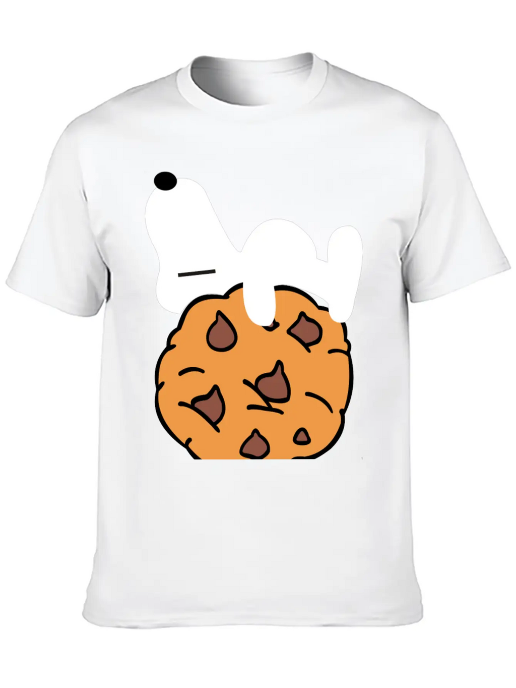 Happy Cookies Unisex Casual T-Shirt – Clean Design For Daily Comfort