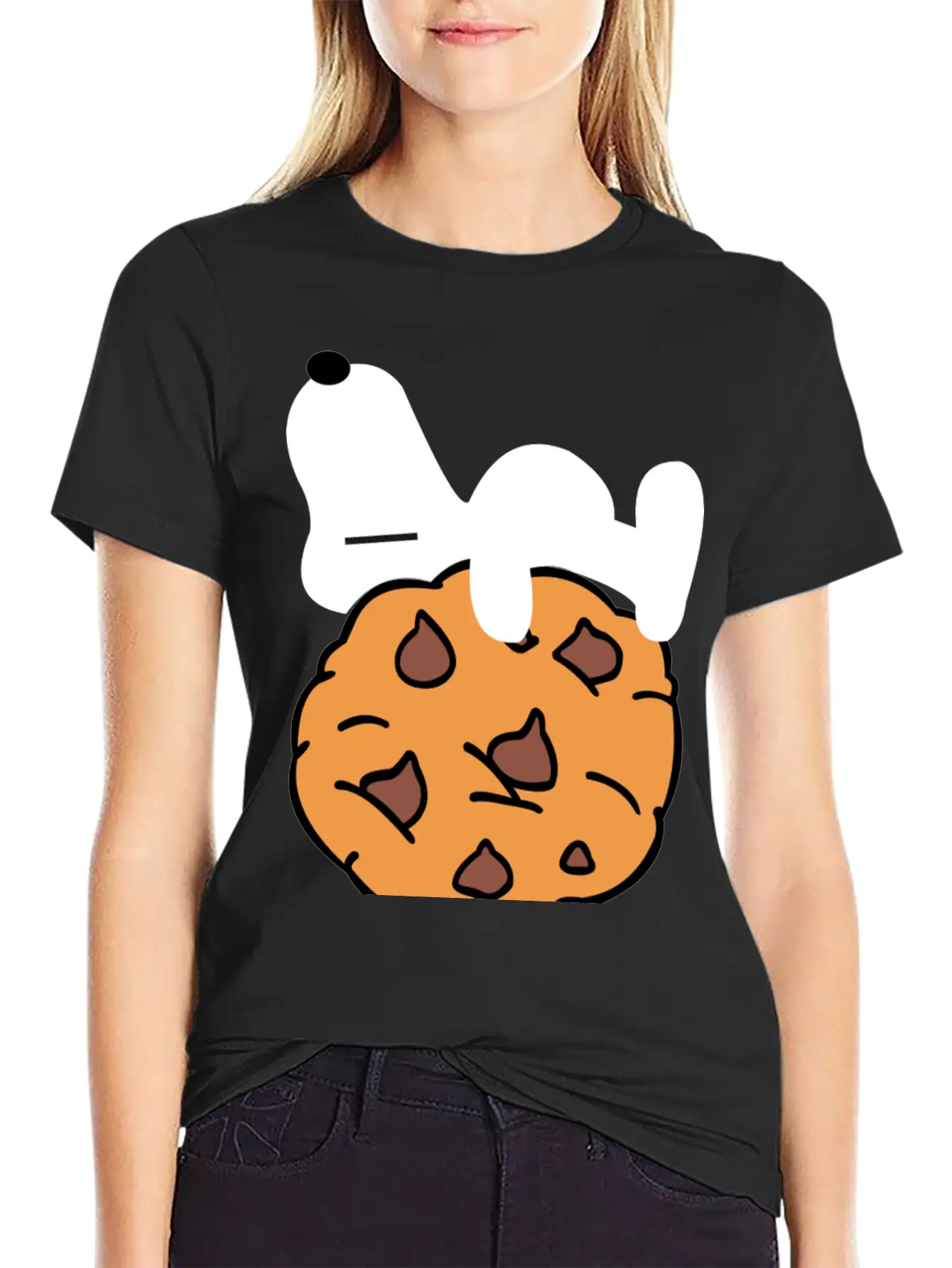Happy Cookies Unisex Casual T-Shirt – Clean Design For Daily Comfort