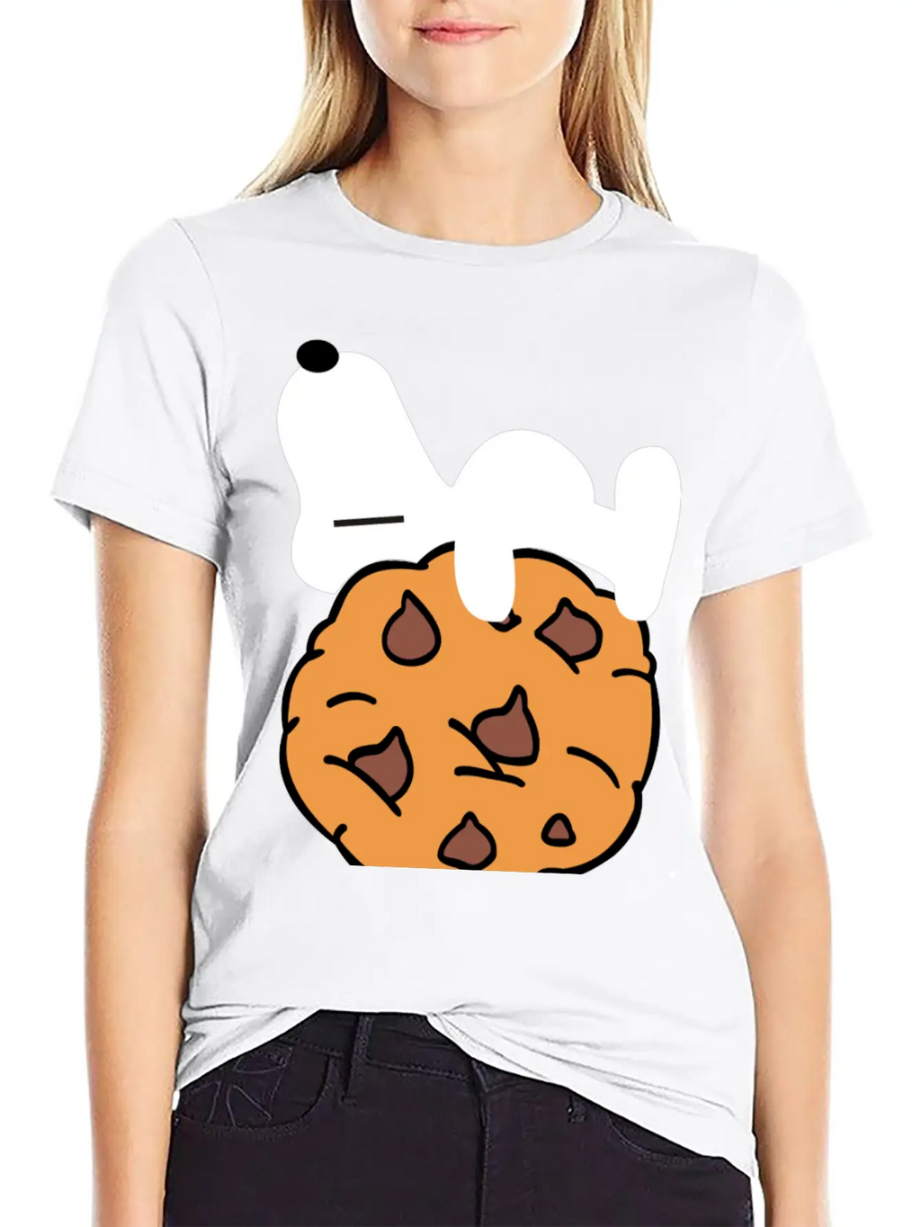 Happy Cookies Unisex Casual T-Shirt – Clean Design For Daily Comfort