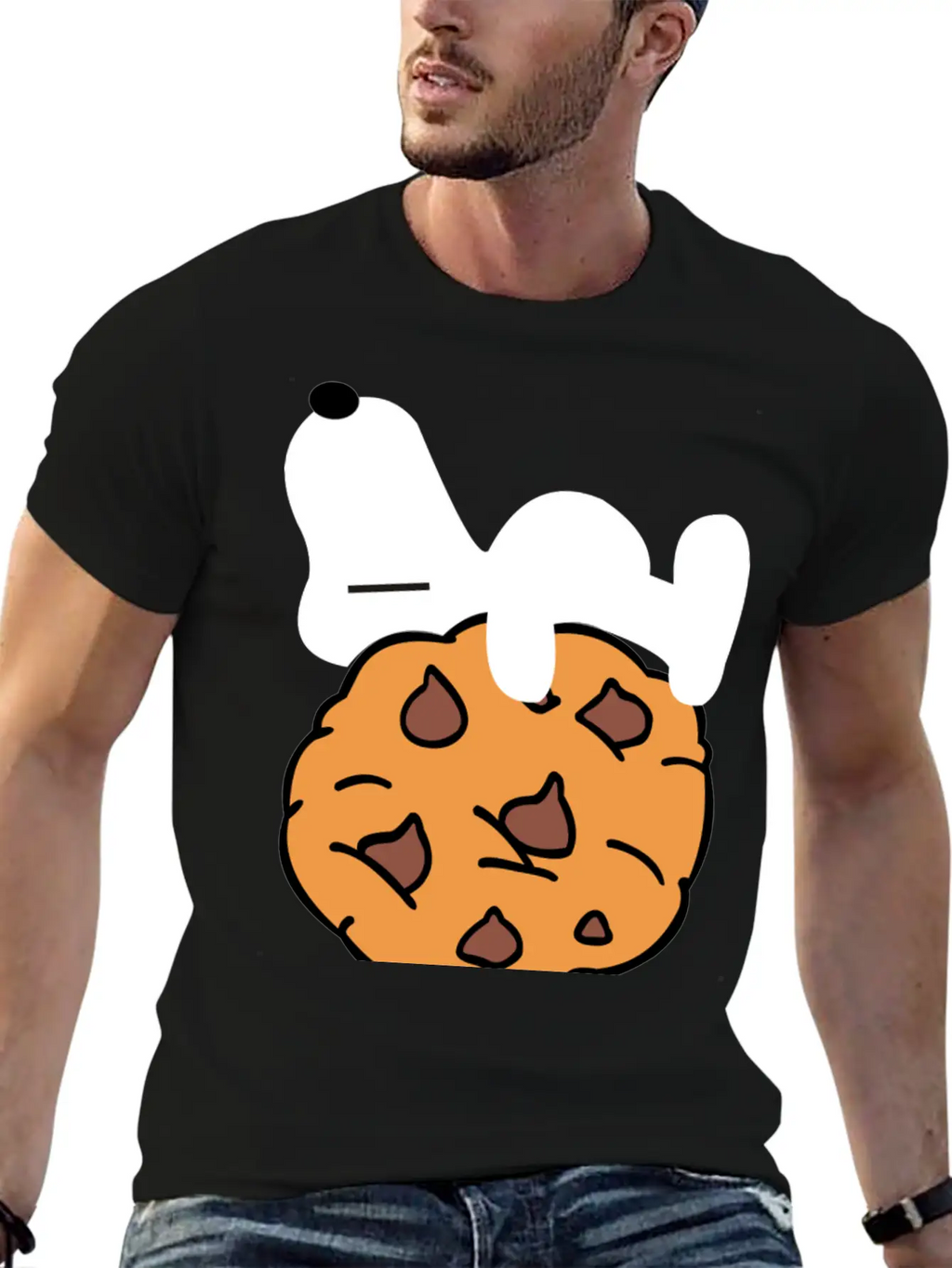 Happy Cookies Unisex Casual T-Shirt – Clean Design For Daily Comfort