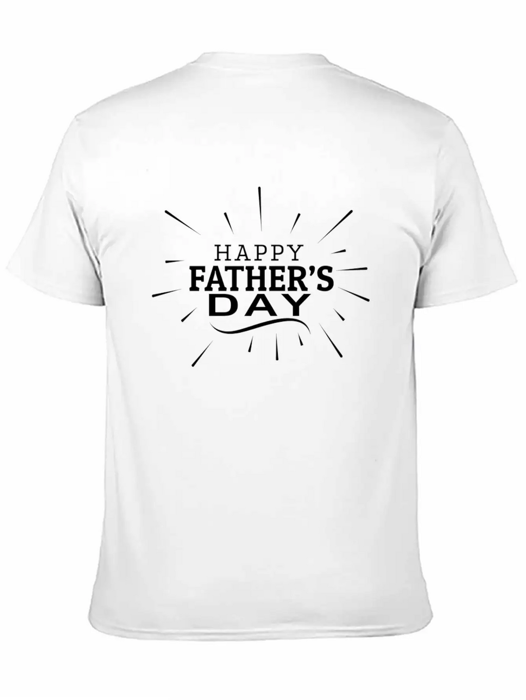 Happy Fathers Day Unisex Casual T-Shirt – Clean Design For Daily Comfort
