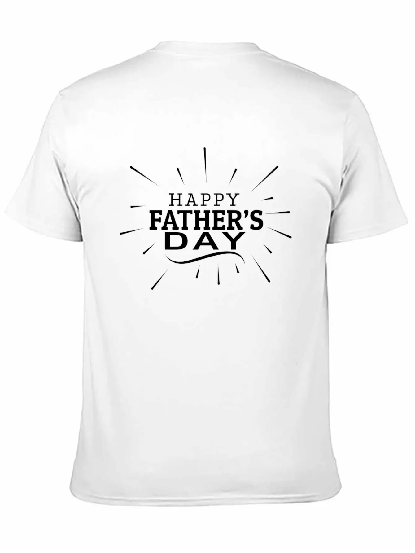 Happy Fathers Day Unisex Casual T-Shirt – Clean Design For Daily Comfort