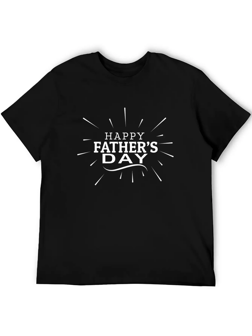 Happy Fathers Day Unisex Casual T-Shirt – Clean Design For Daily Comfort