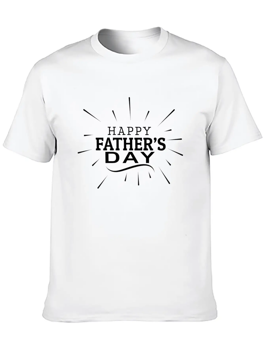 Happy Fathers Day Unisex Casual T-Shirt – Clean Design For Daily Comfort