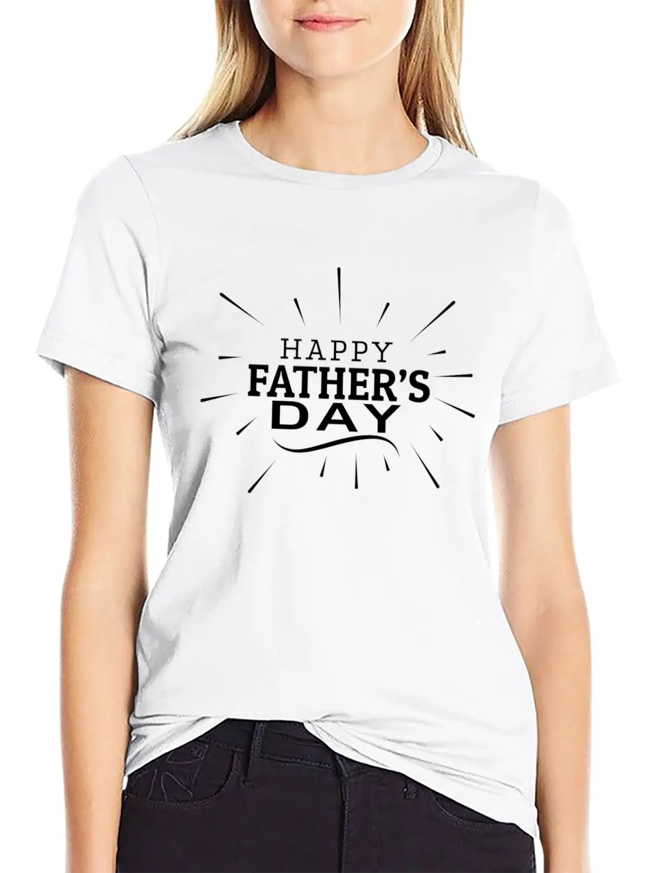 Happy Fathers Day Unisex Casual T-Shirt – Clean Design For Daily Comfort