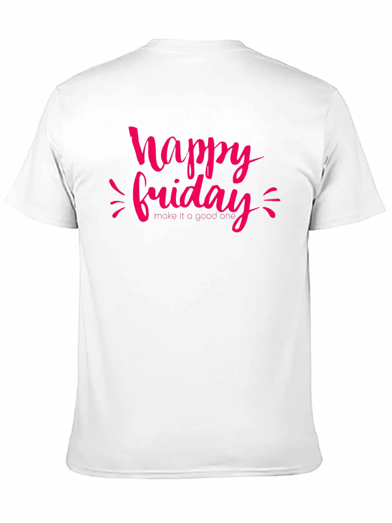 Happy Friday Happy Happy Friday Essential Cotton Tee For Daily Outfits – Unisex Style