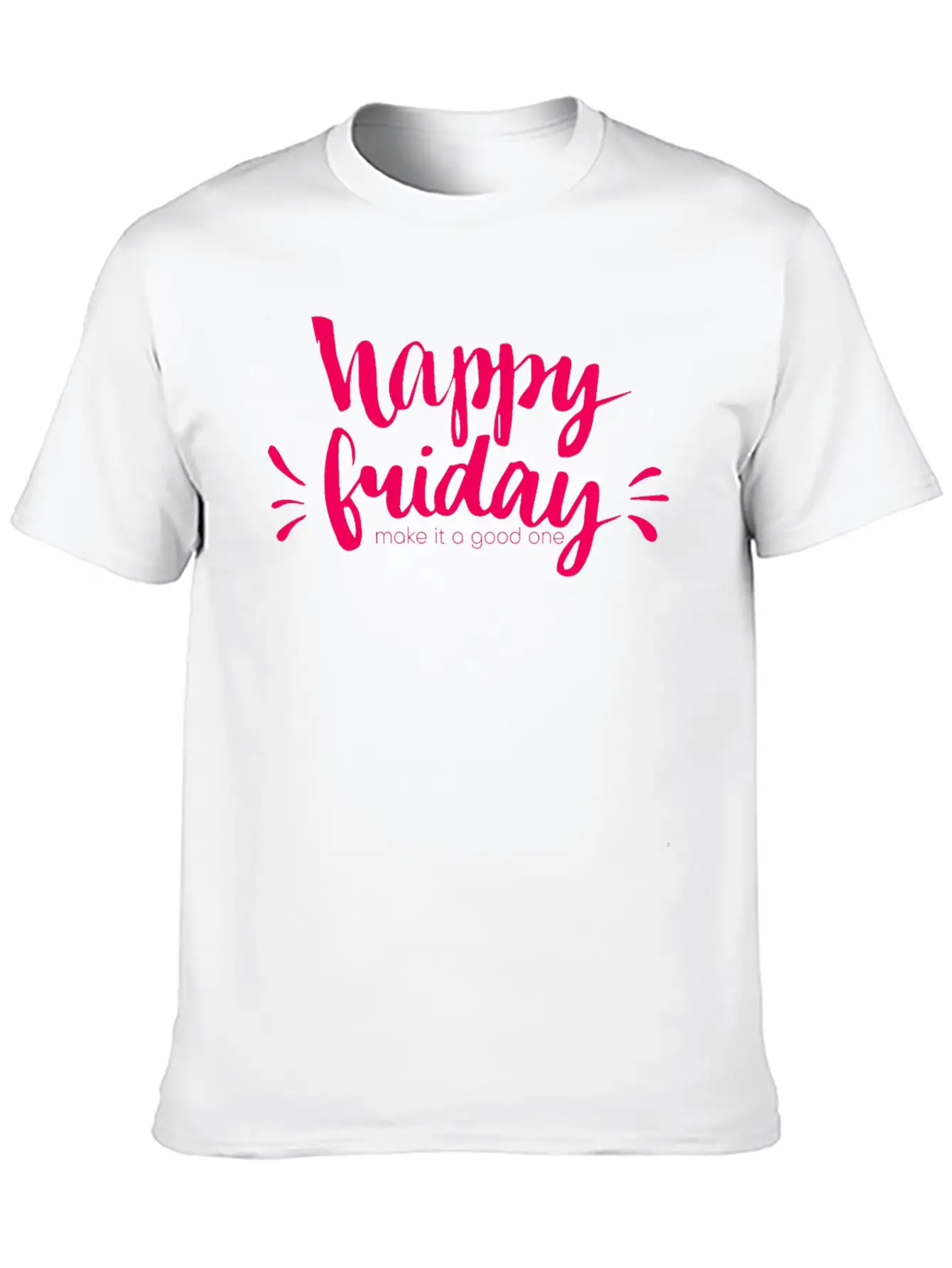 Happy Friday Happy Happy Friday Essential Cotton Tee For Daily Outfits – Unisex Style