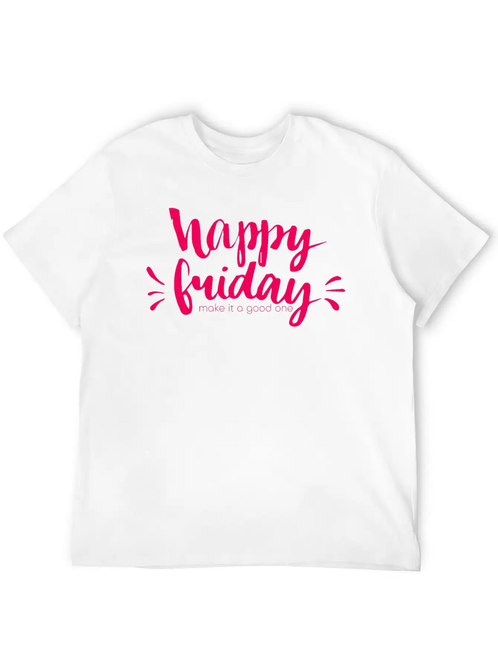 Happy Friday Happy Happy Friday Essential Cotton Tee For Daily Outfits – Unisex Style