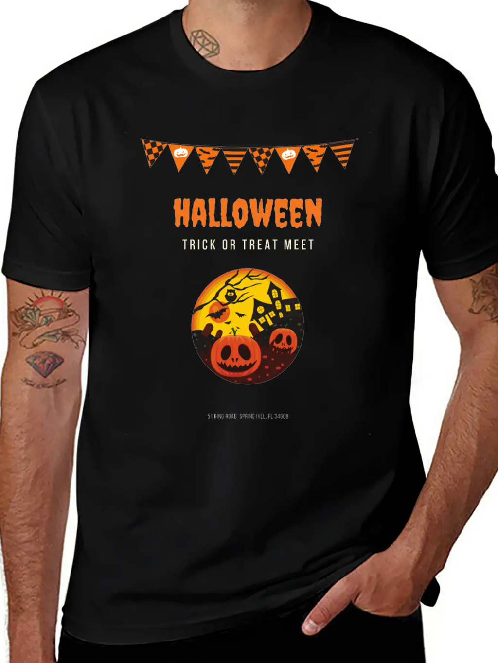 Happy Halloween Essential Cotton Tee For Daily Outfits – Unisex Style