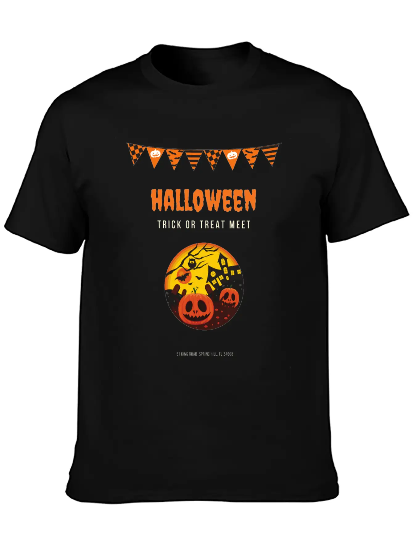 Happy Halloween Essential Cotton Tee For Daily Outfits – Unisex Style