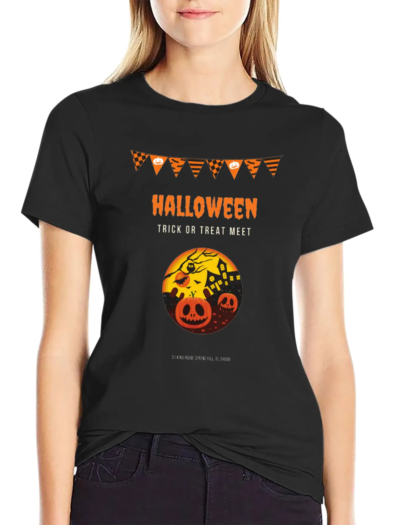Happy Halloween Essential Cotton Tee For Daily Outfits – Unisex Style
