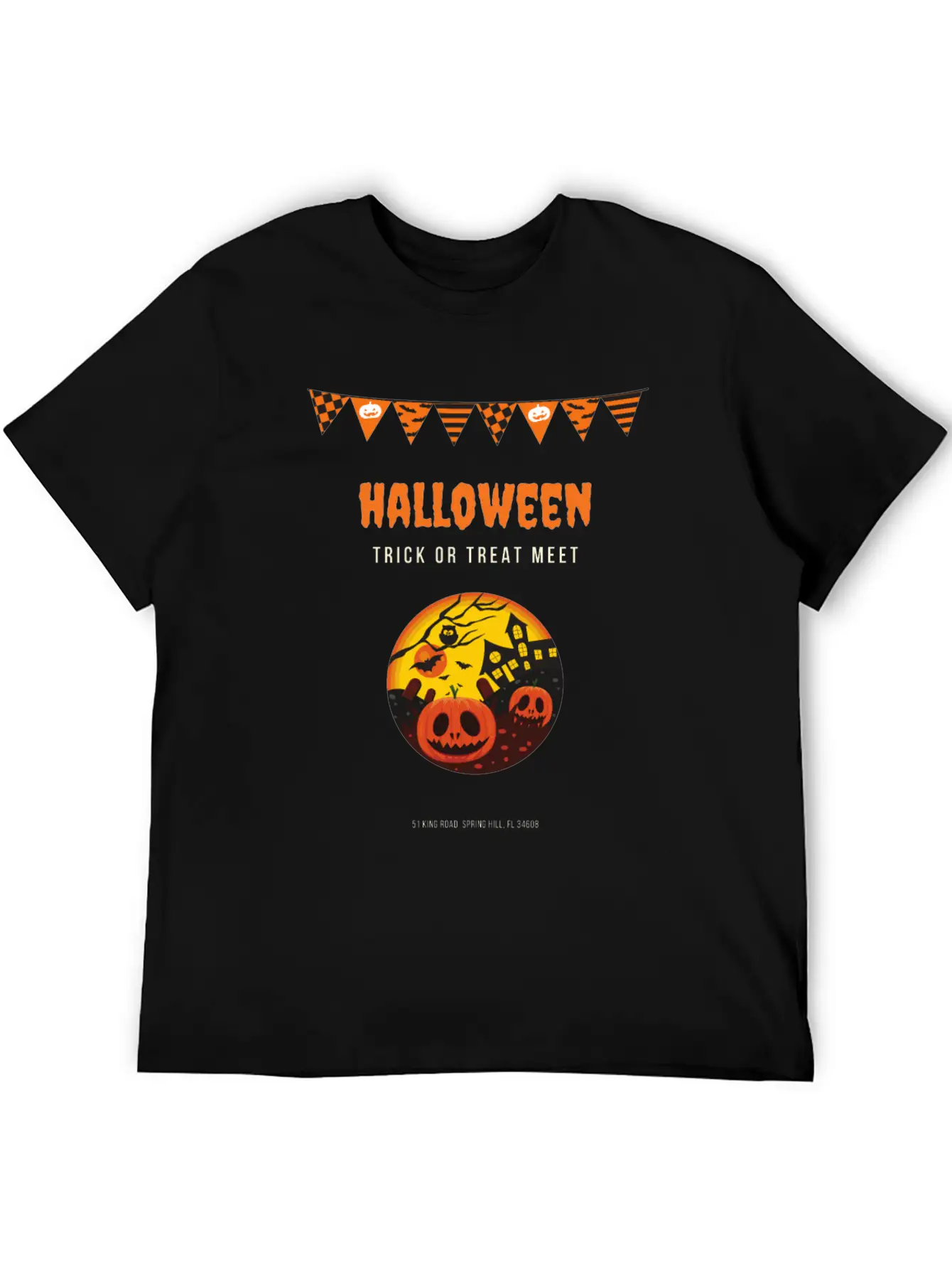 Happy Halloween Essential Cotton Tee For Daily Outfits – Unisex Style