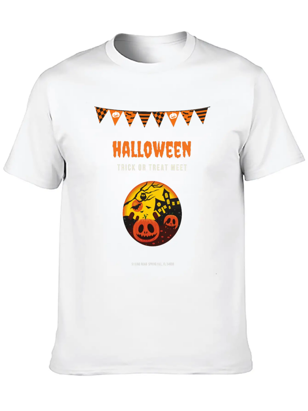 Happy Halloween Essential Cotton Tee For Daily Outfits – Unisex Style