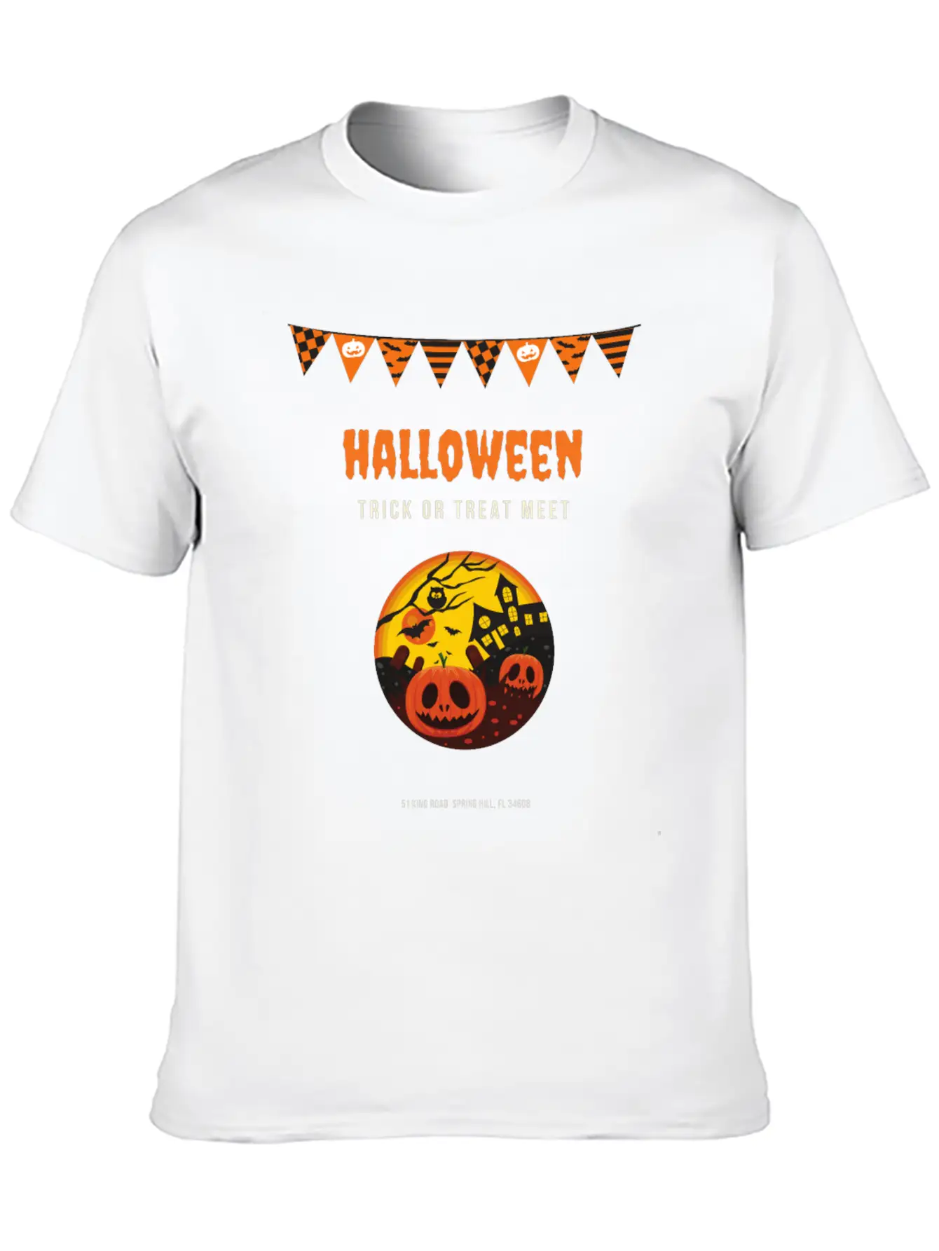 Happy Halloween Essential Cotton Tee For Daily Outfits – Unisex Style
