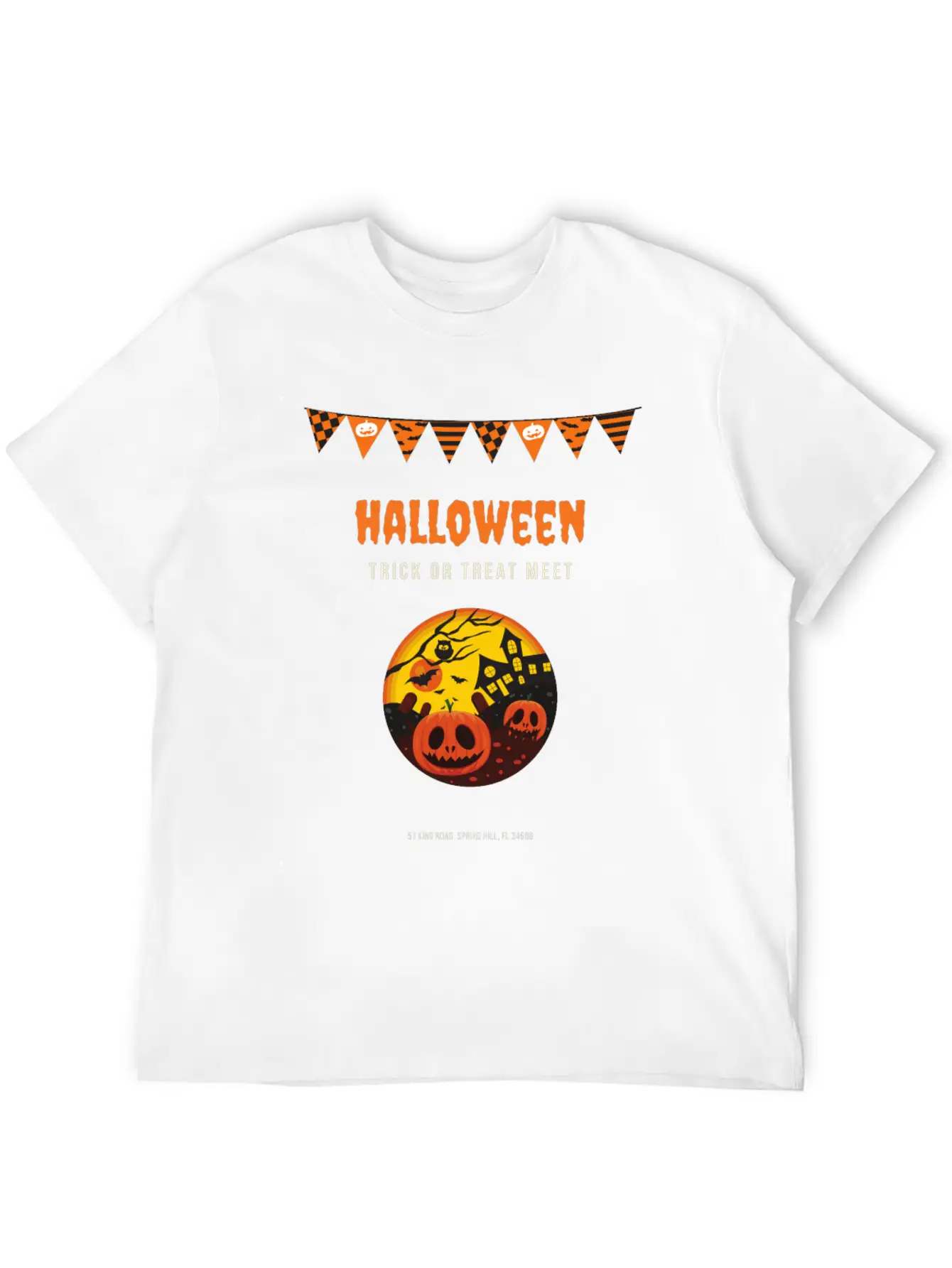 Happy Halloween Essential Cotton Tee For Daily Outfits – Unisex Style