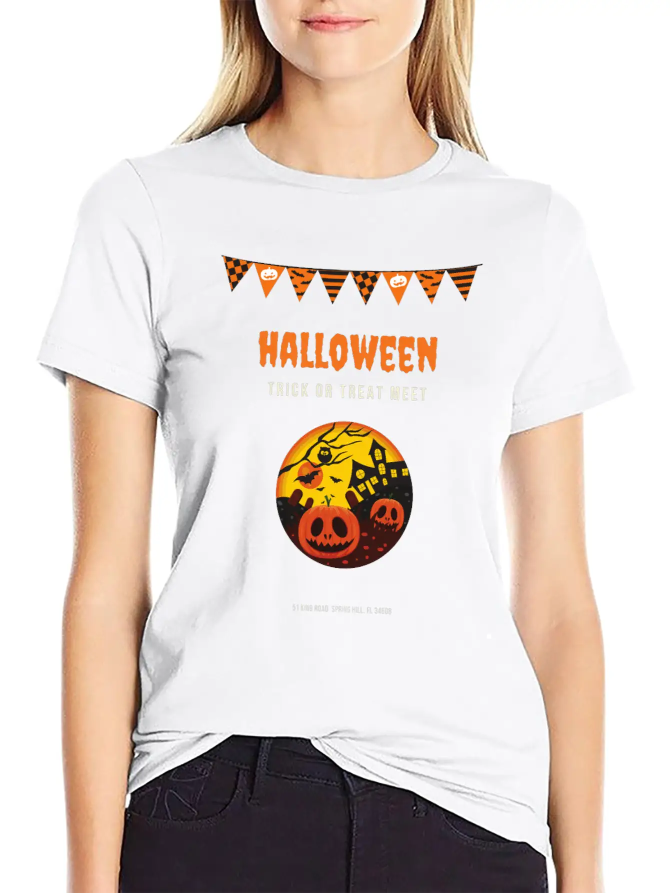 Happy Halloween Essential Cotton Tee For Daily Outfits – Unisex Style