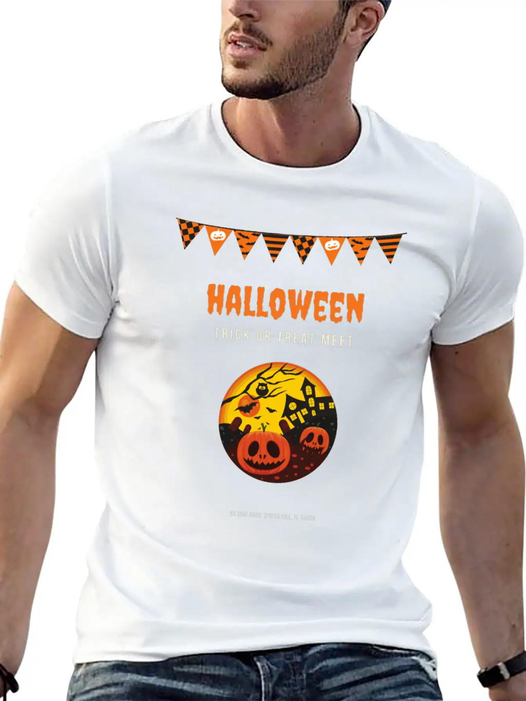 Happy Halloween Essential Cotton Tee For Daily Outfits – Unisex Style