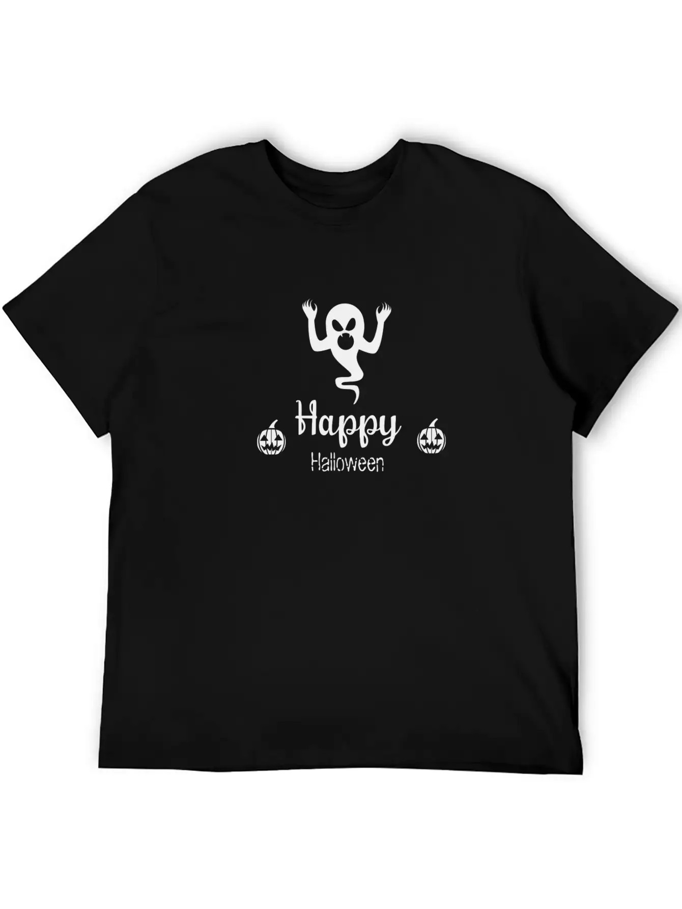 Happy Halloween Ghost Funny Nightmare Unisex Casual T-Shirt – Clean Design For Daily Comfort
