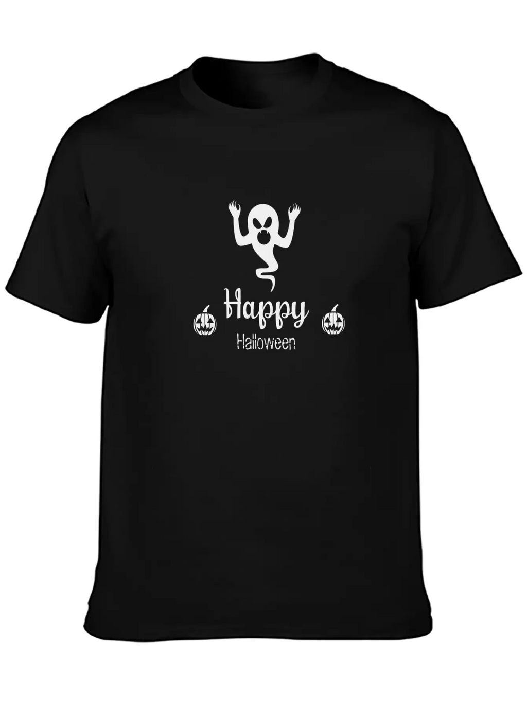 Happy Halloween Ghost Funny Nightmare Unisex Casual T-Shirt – Clean Design For Daily Comfort