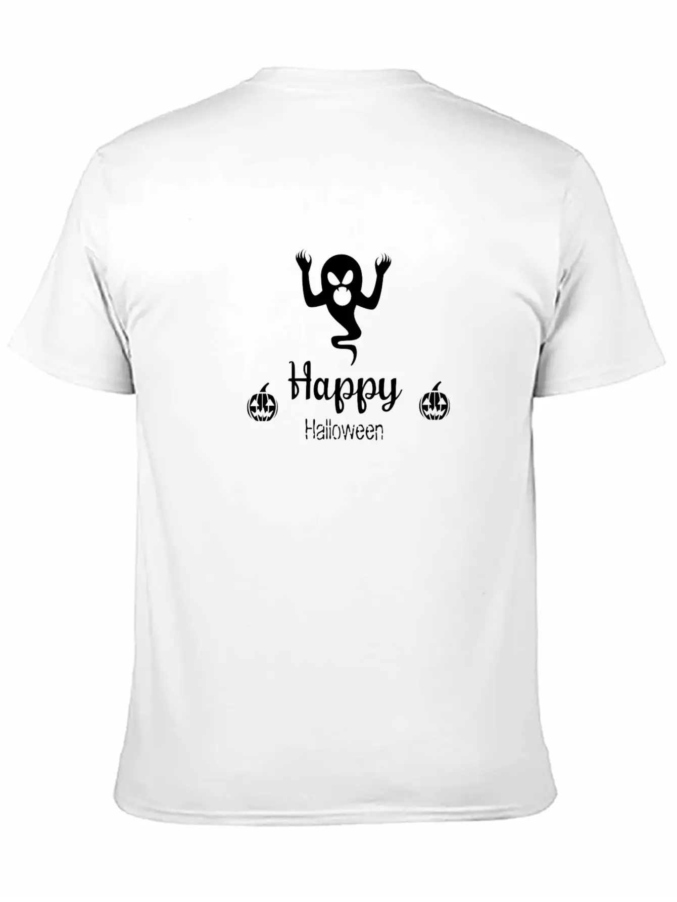 Happy Halloween Ghost Funny Nightmare Unisex Casual T-Shirt – Clean Design For Daily Comfort