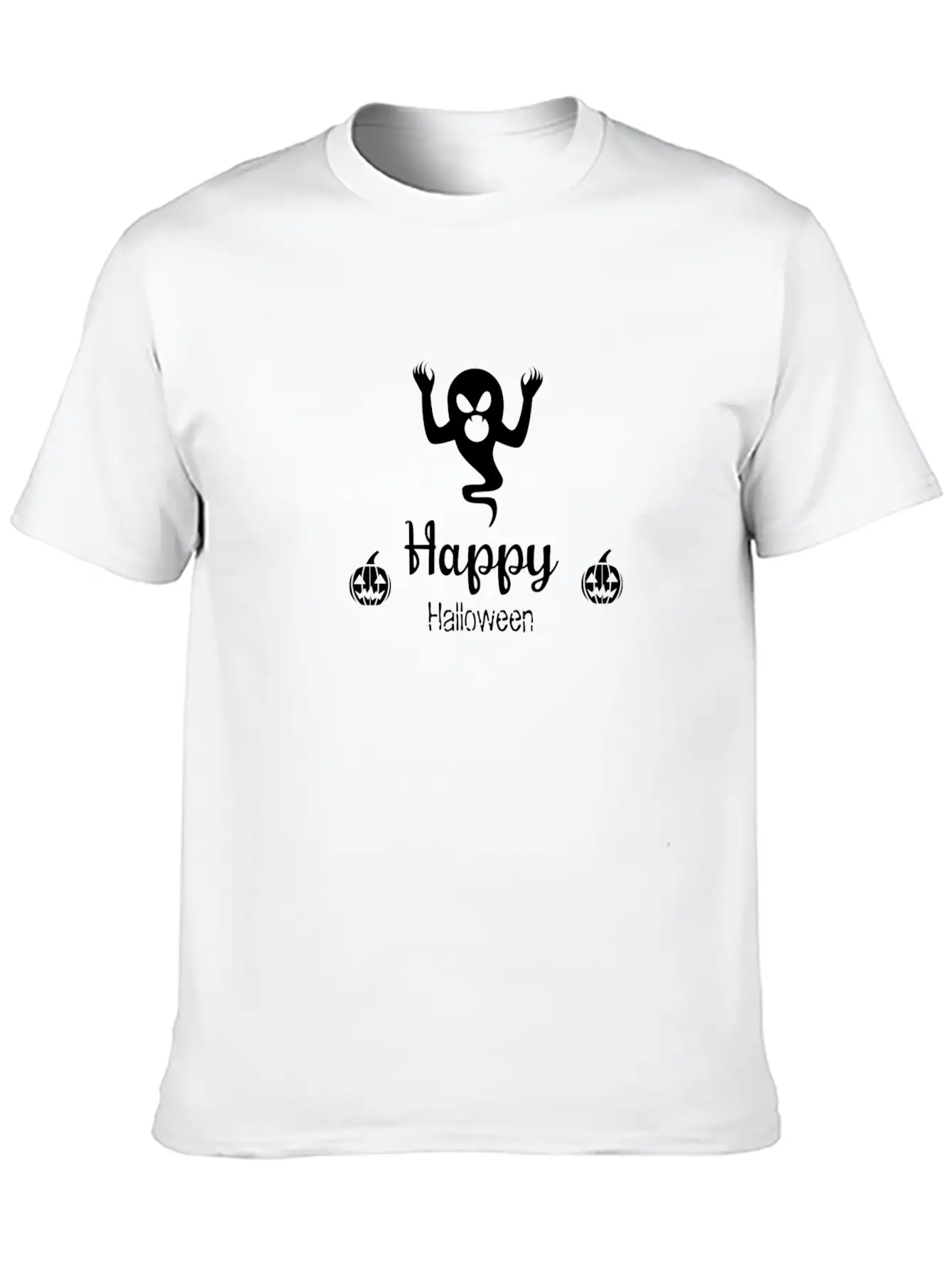 Happy Halloween Ghost Funny Nightmare Unisex Casual T-Shirt – Clean Design For Daily Comfort