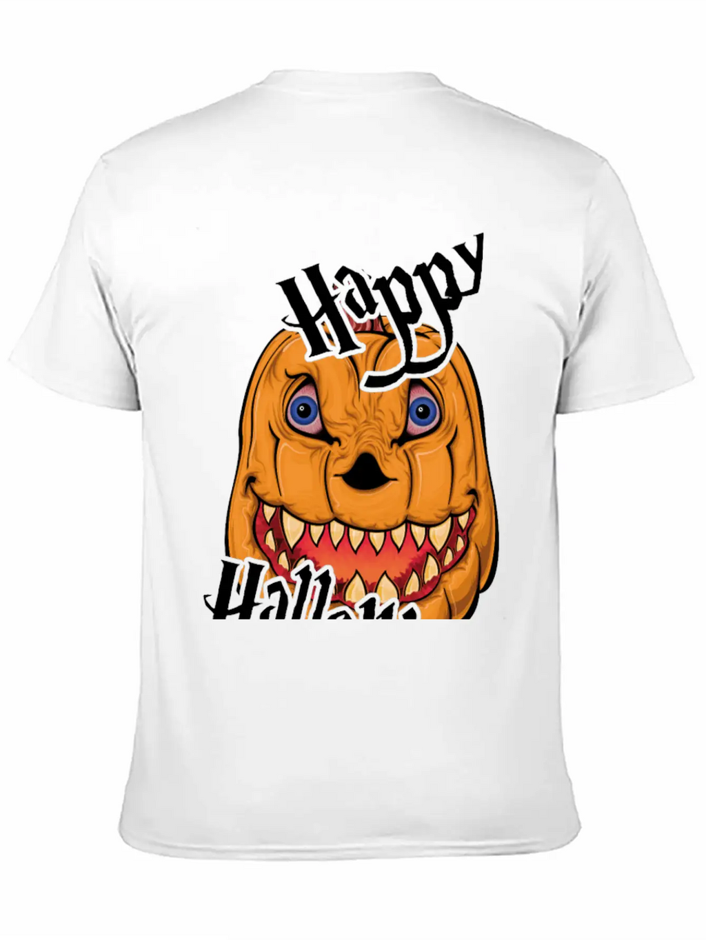 Happy Halloween Nightmare Pumpkin Casual Graphic T-Shirt – Simple And Comfortable Daily Wear